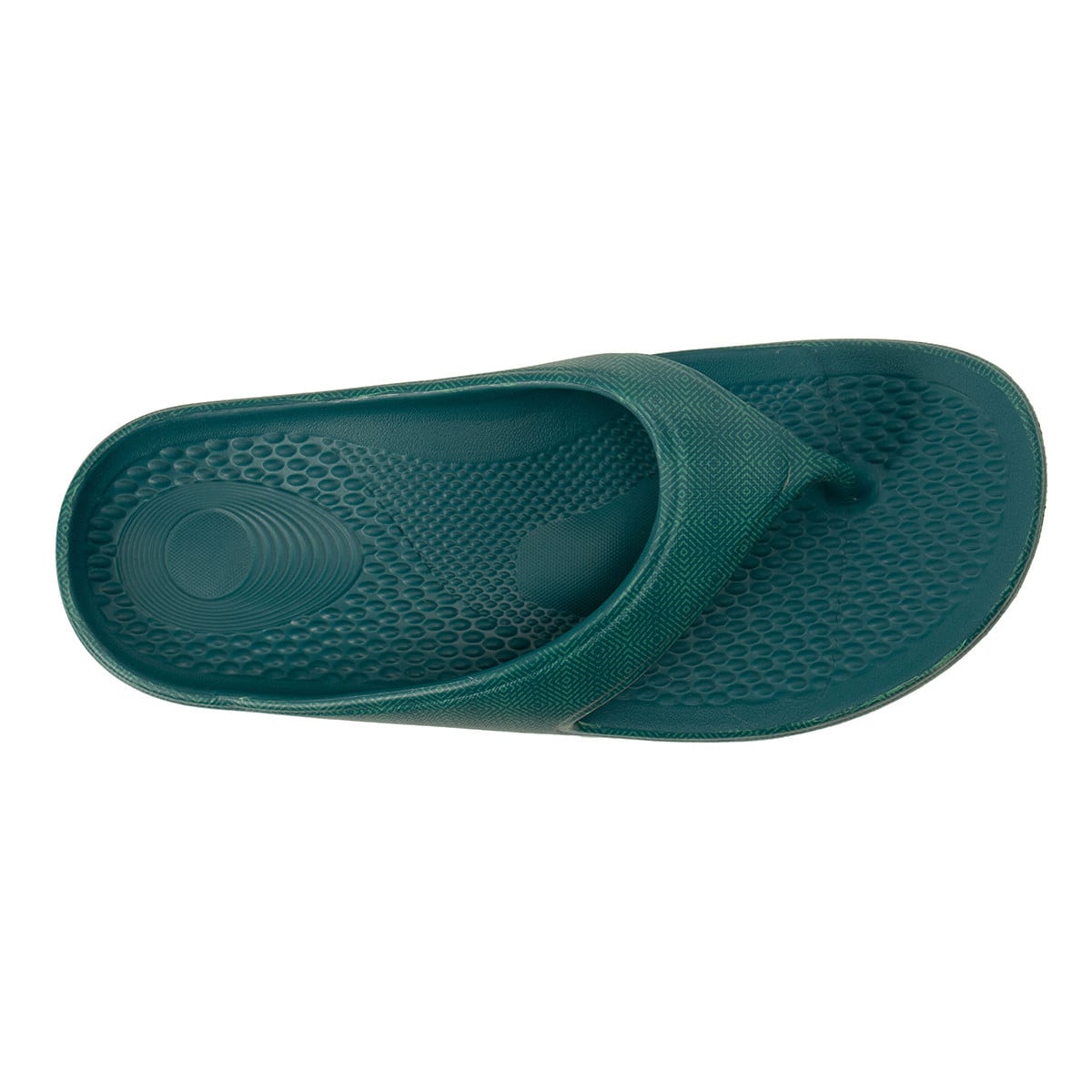 Revitalign Fusion Energy Print Women's Recovery Thong Sandal - Spruce Green