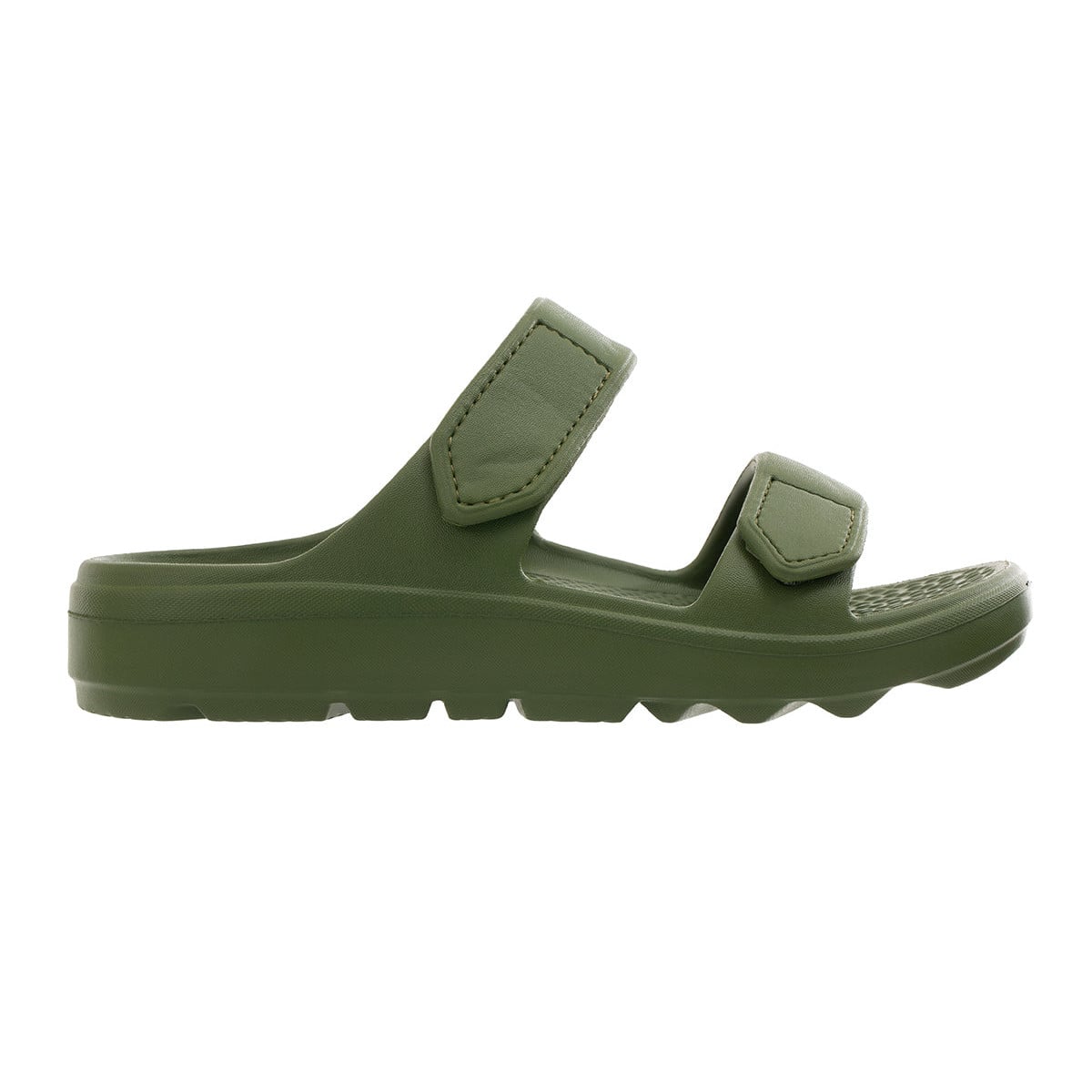 Revitalign Fusion Vibrant Women's Adjustable Slide Sandal - Military Green