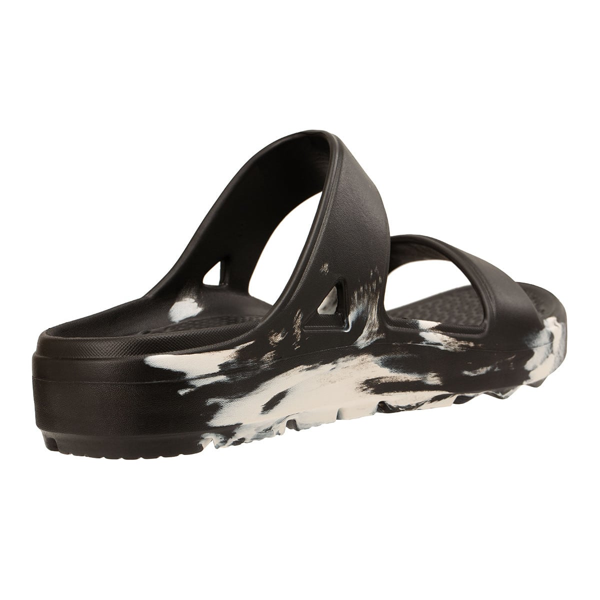Revitalign Fusion Zest Marble Women's Recovery Slide Sandal - Black