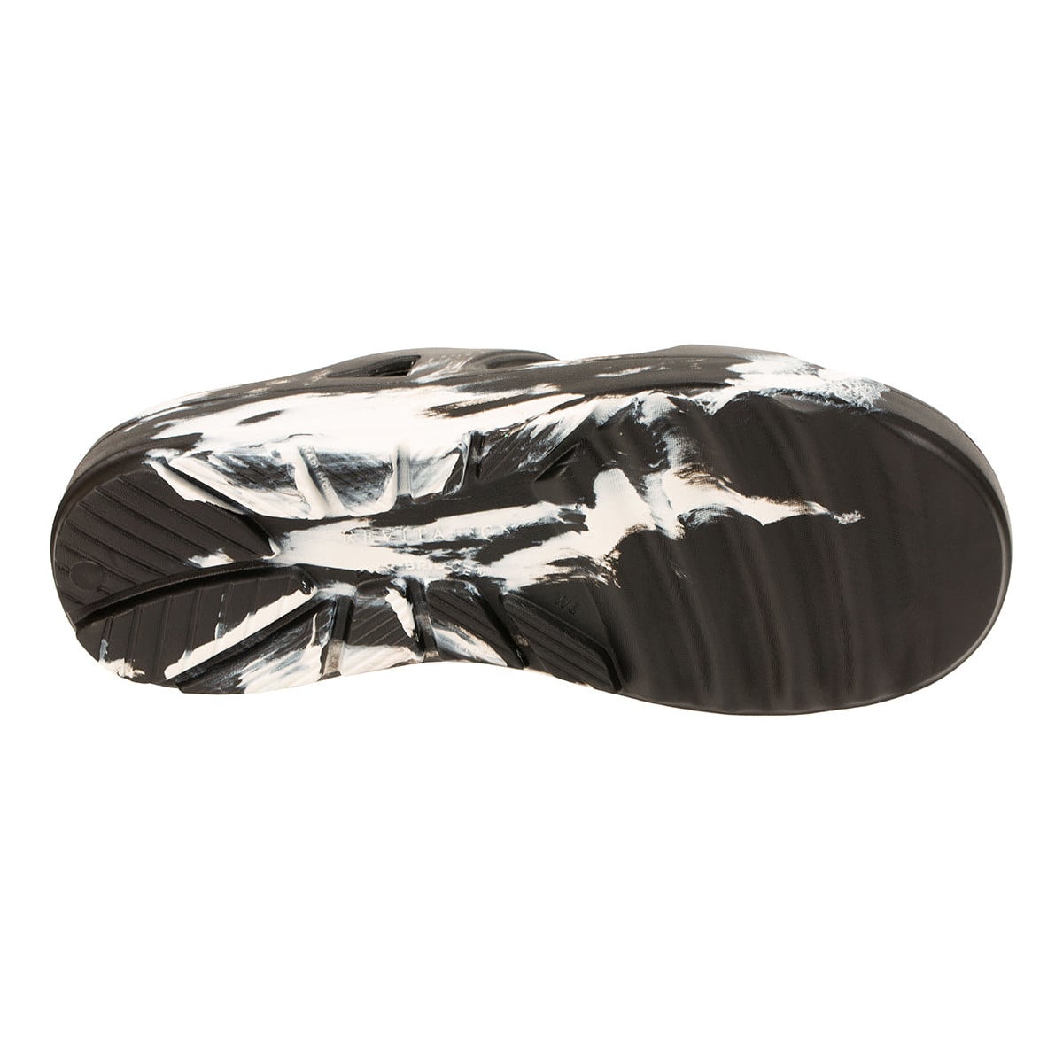 Revitalign Fusion Zest Marble Women's Recovery Slide Sandal - Black