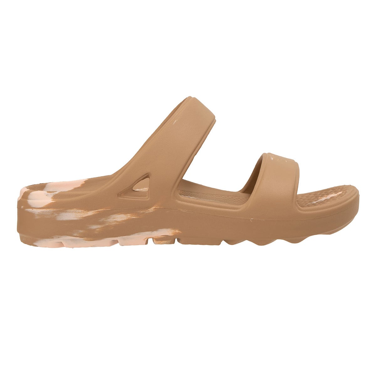 Revitalign Fusion Zest Marble Women's Recovery Slide Sandal - Nougat