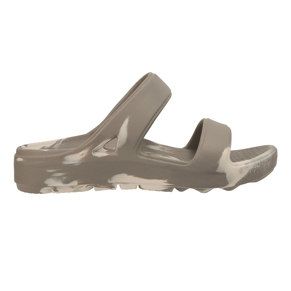 Revitalign Fusion Zest Marble Women's Recovery Slide Sandal - White