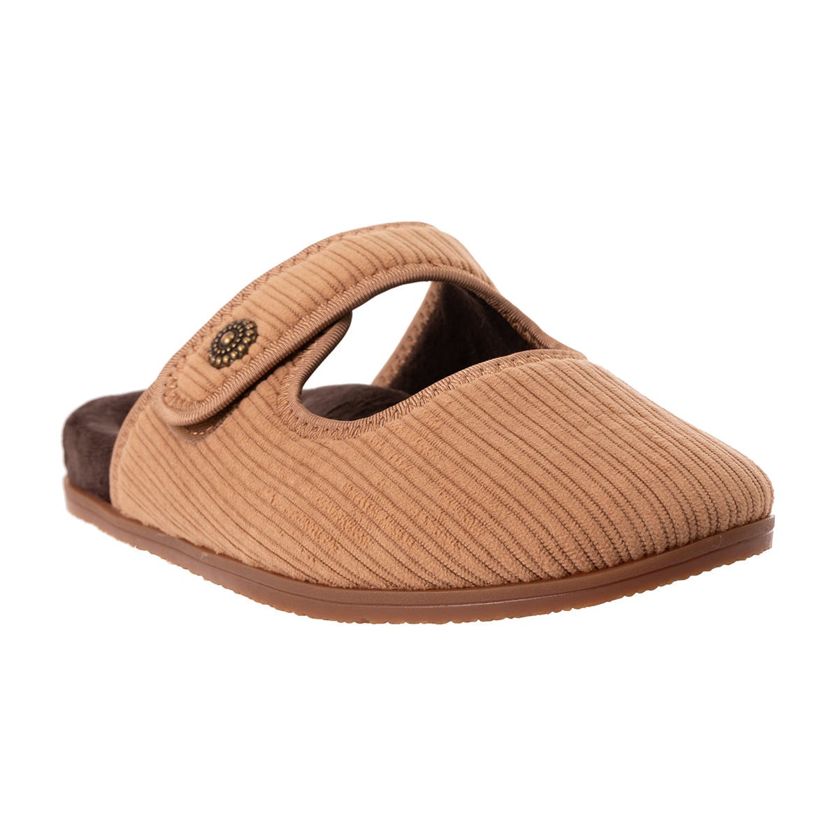 Revitalign Gale Women's Adjustable Slipper - Walnut