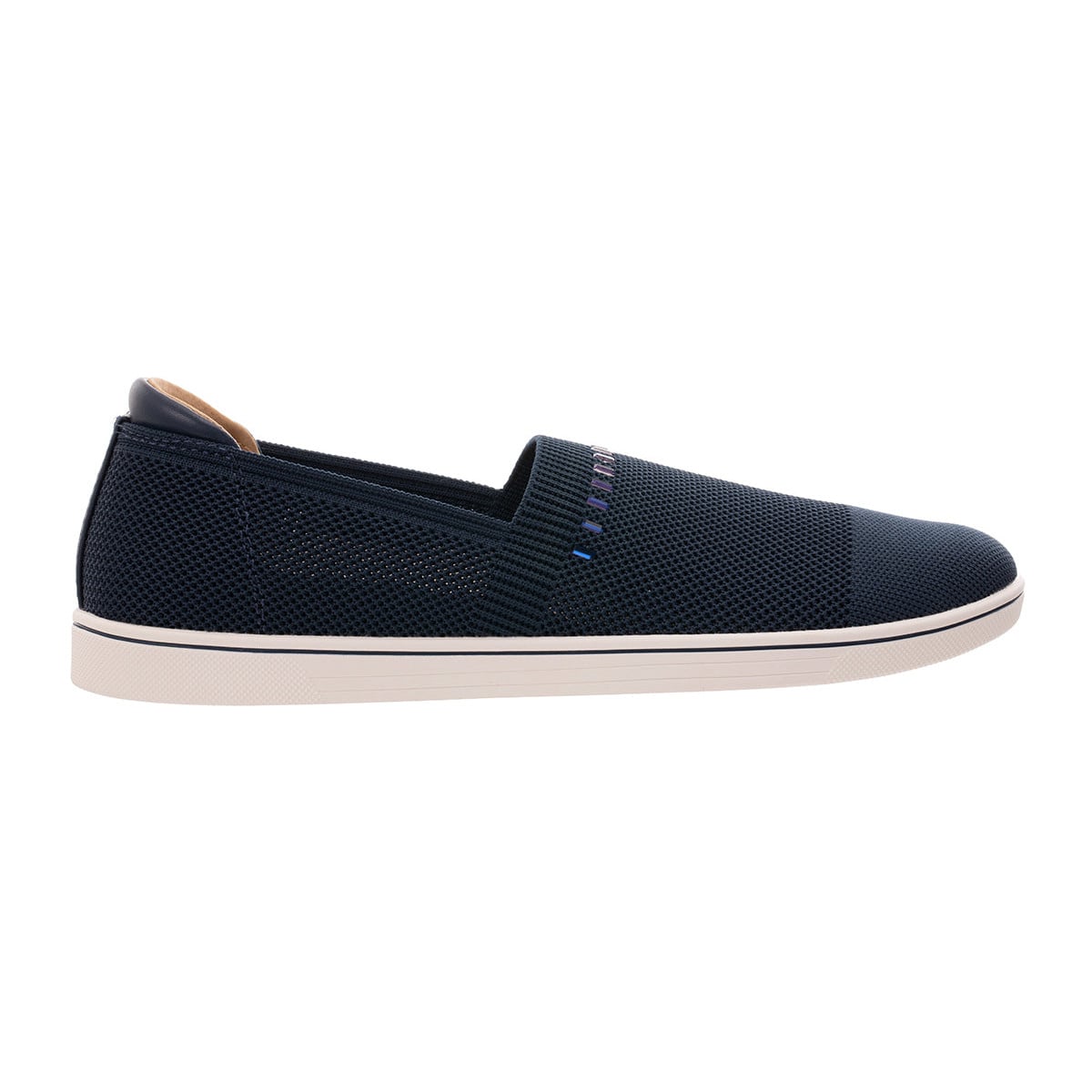 Revitalign Gemma Sparkle Women's Knit Slip-On Sneaker - Navy