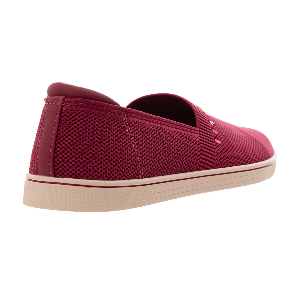 Revitalign Gemma Sparkle Women's Knit Slip-On Sneaker - Plum