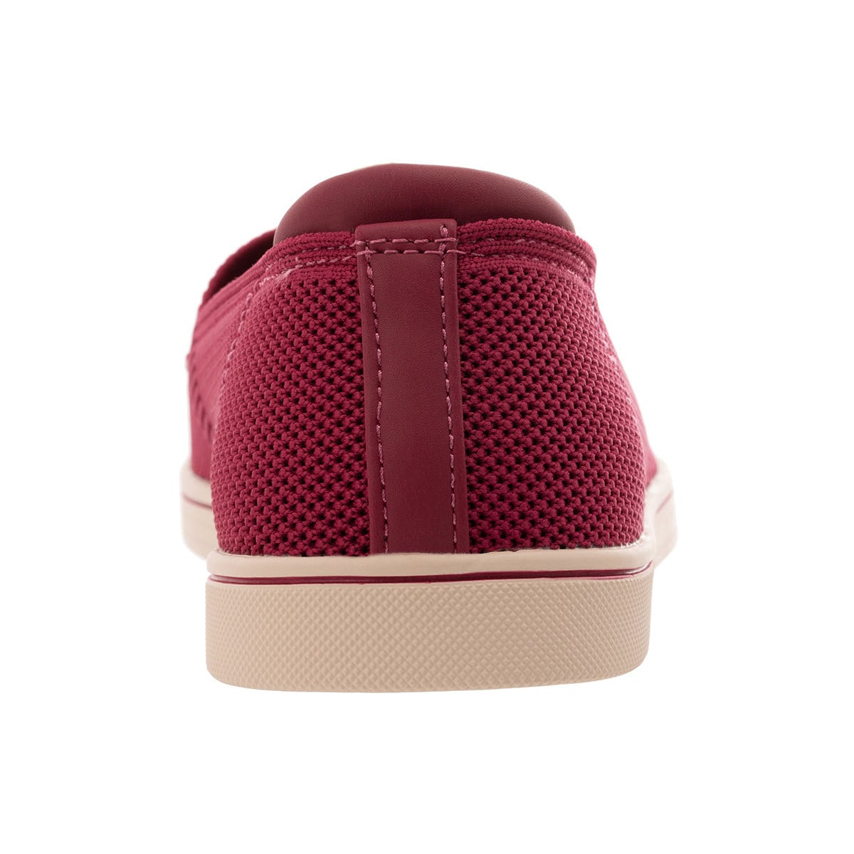 Revitalign Gemma Sparkle Women's Knit Slip-On Sneaker - Plum