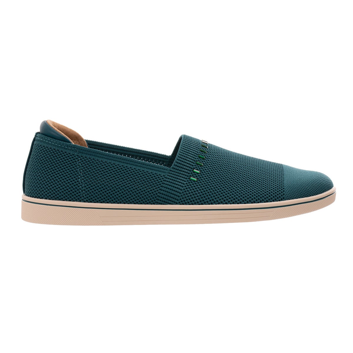 Revitalign Gemma Sparkle Women's Knit Slip-On Sneaker - Spruce Green