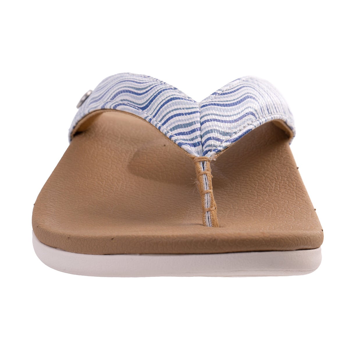 Revitalign Gulf Retro Women's Toe-Post Sandal - Blue