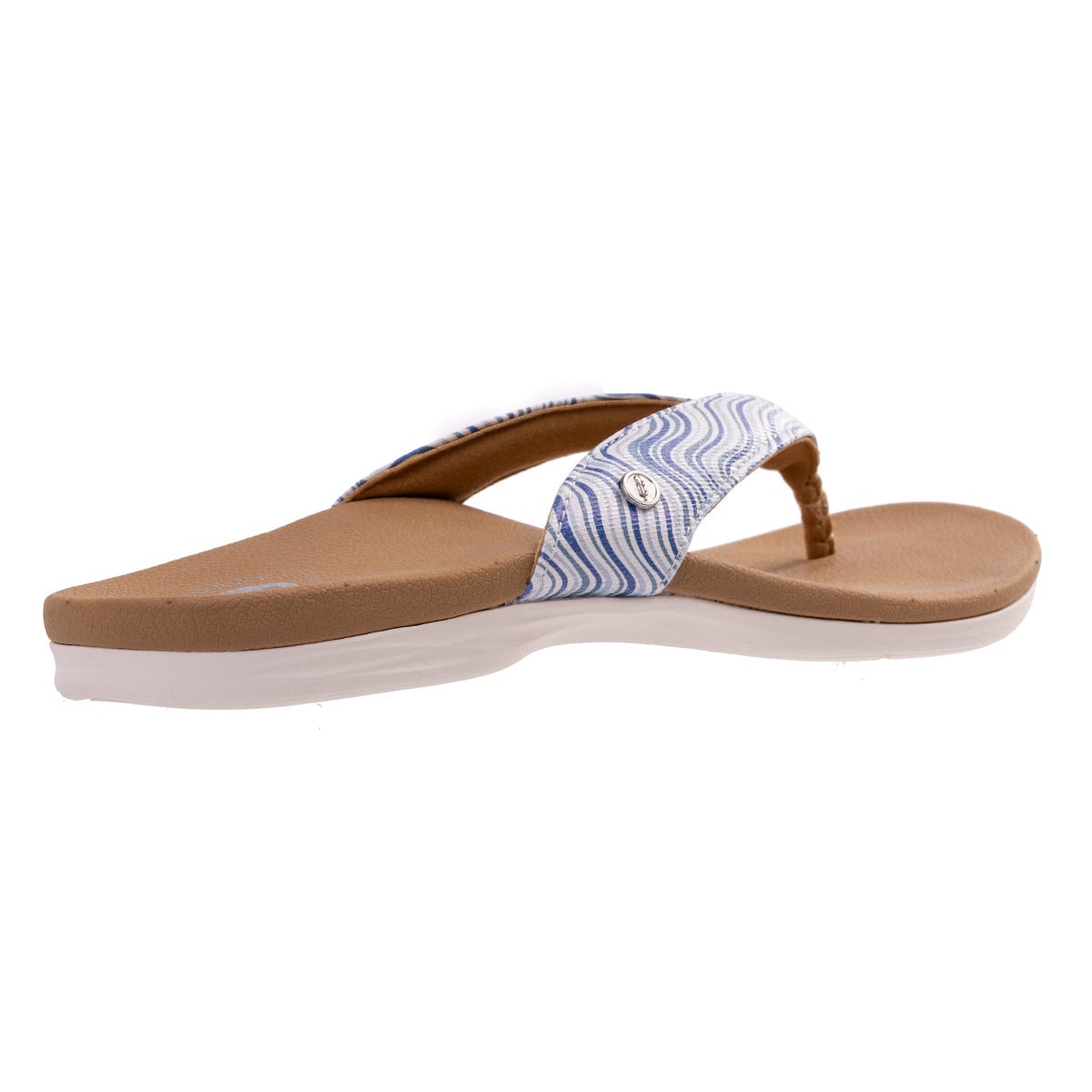 Revitalign Gulf Retro Women's Toe-Post Sandal - Blue