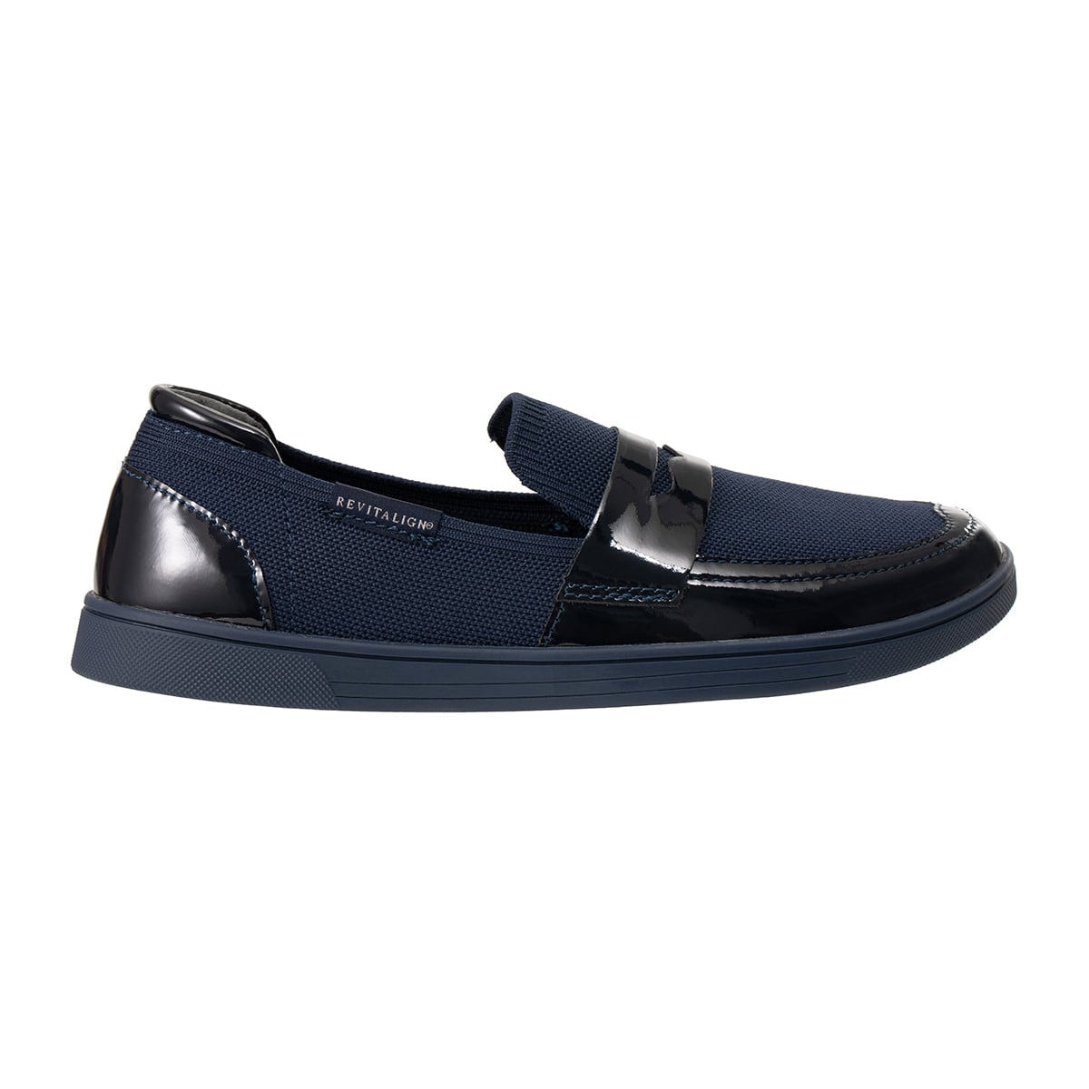 Revitalign Hamlet Women's Knit Penny Loafer - Navy