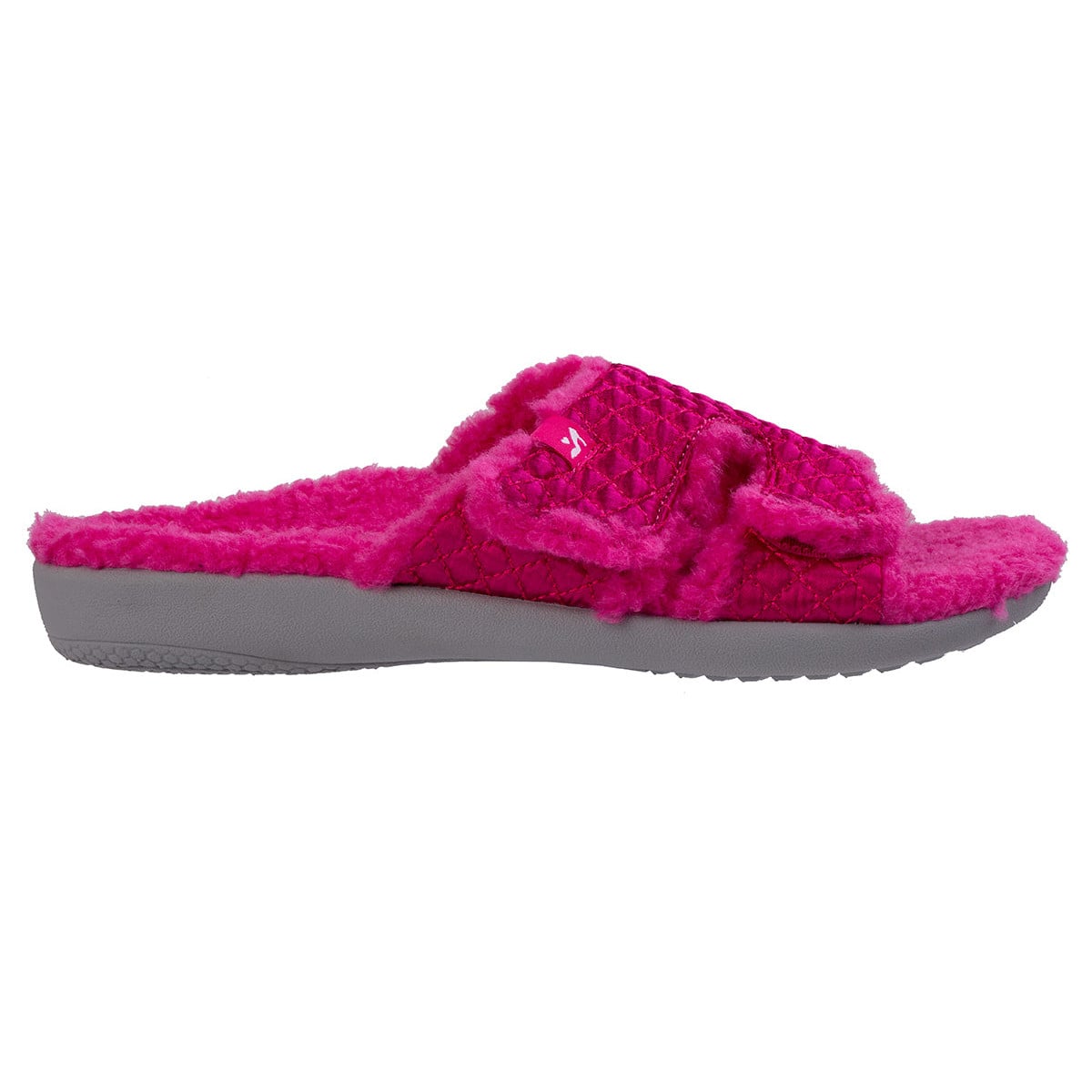 Revitalign Janie Satin Women's Cross-Strap Slipper - Pink