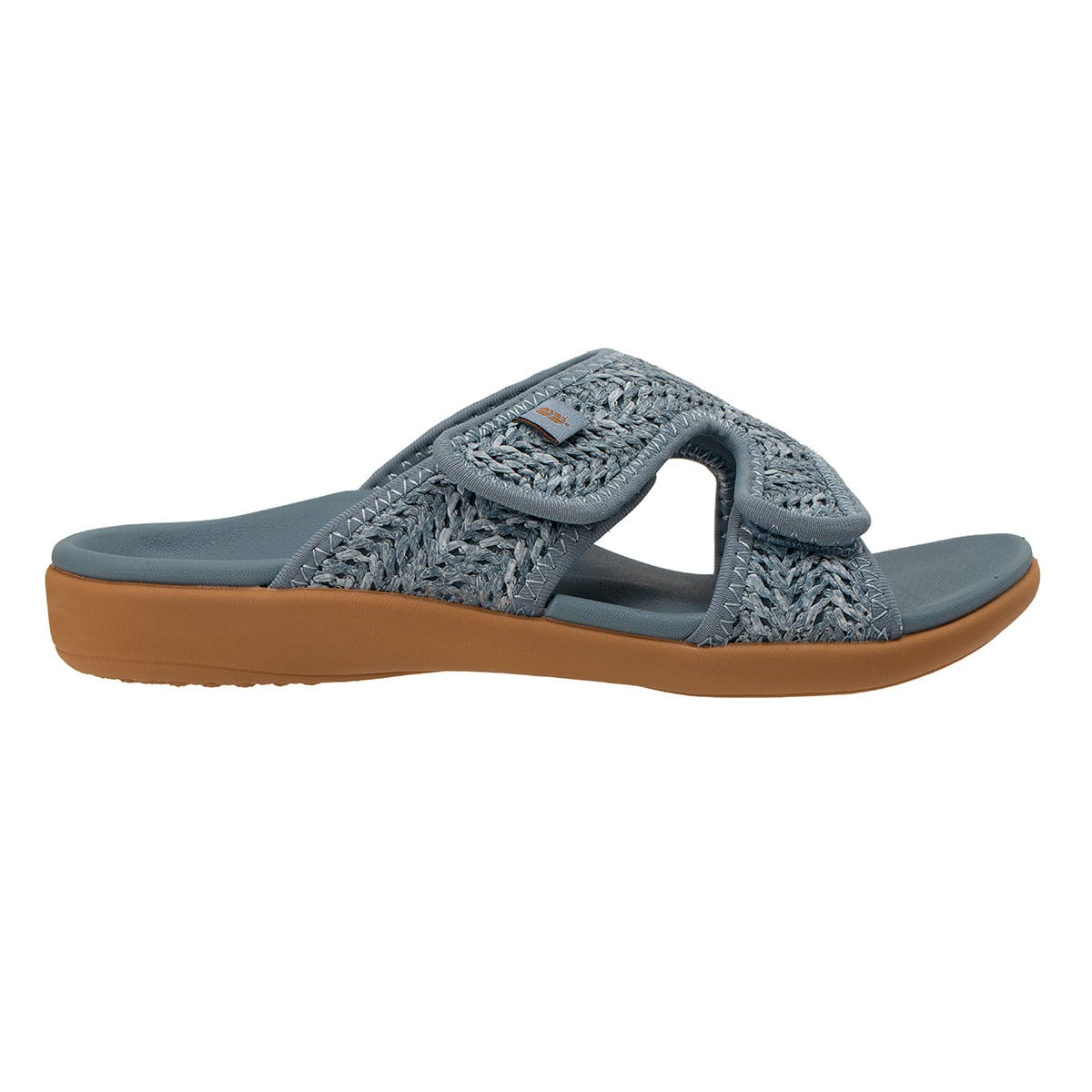 Revitalign Kholo Capri Women's Adjustable Raffia Sandal - Denim