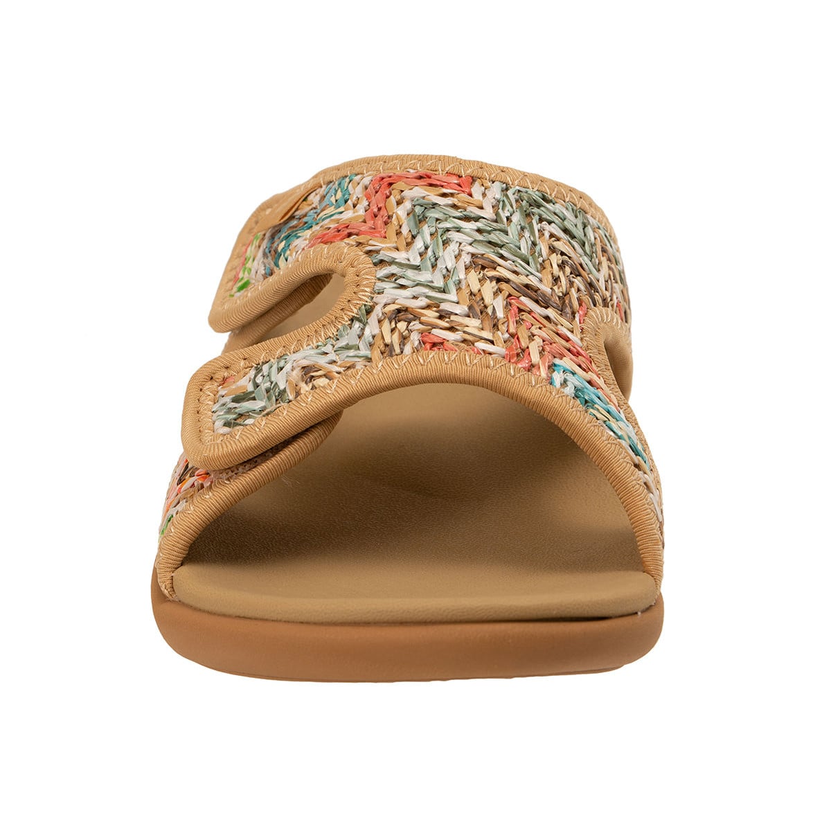 Revitalign Kholo Capri Women's Adjustable Raffia Sandal - Multi