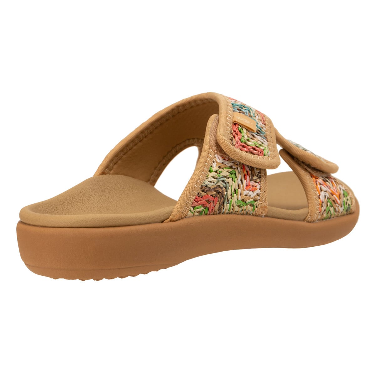 Revitalign Kholo Capri Women's Adjustable Raffia Sandal - Multi
