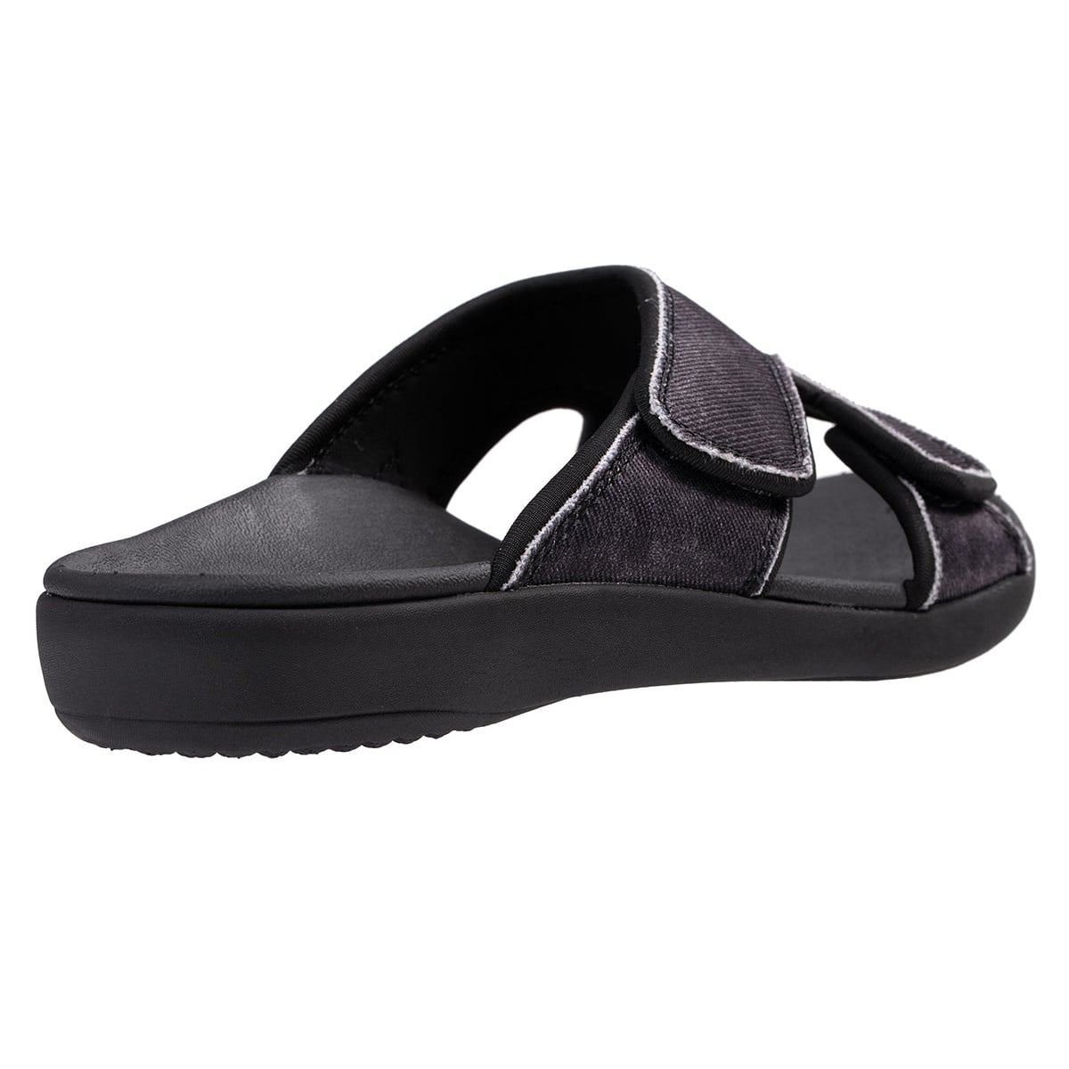 Revitalign Kholo Denim Women's Slide Sandal - Black
