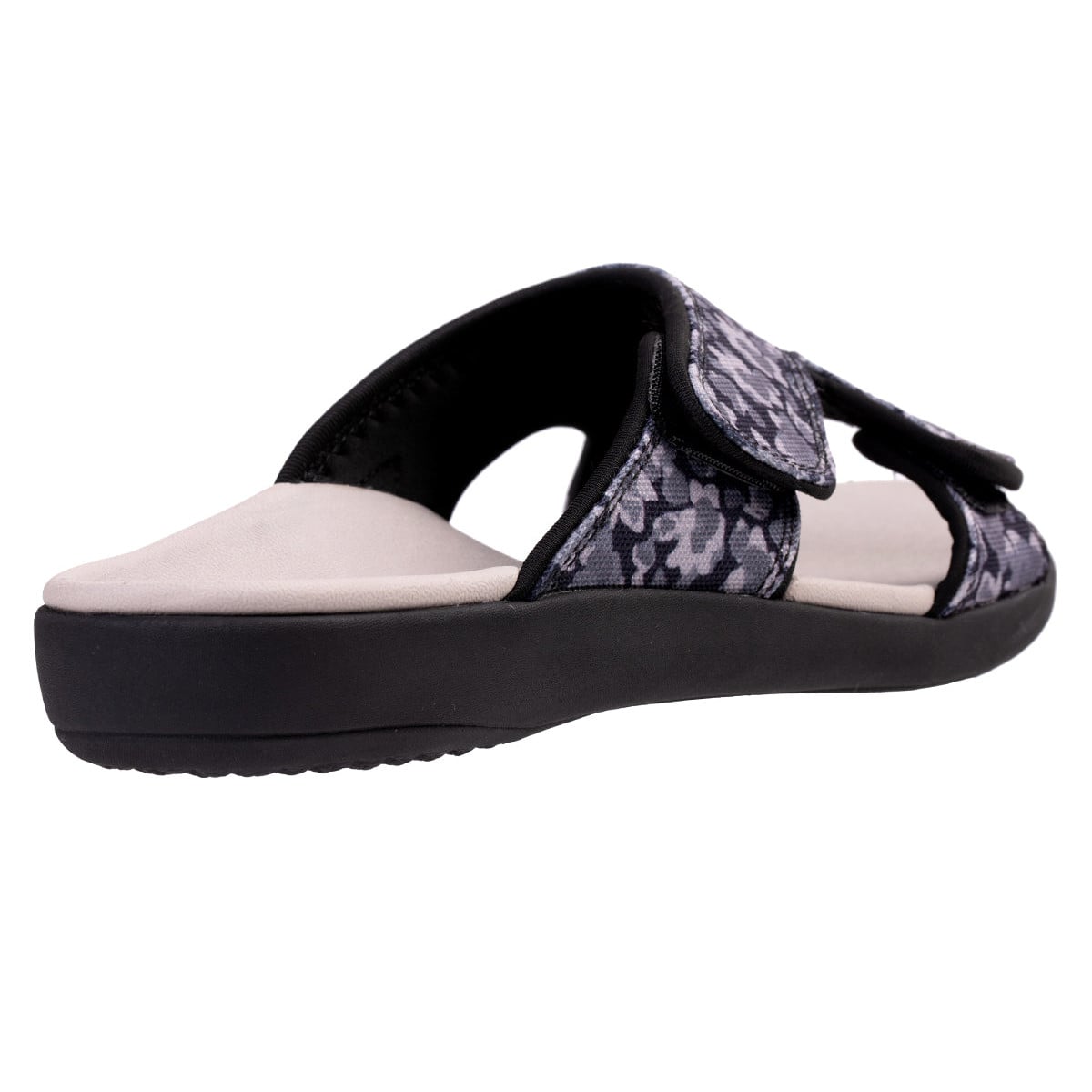Revitalign Kholo Mod Floral Women's Slide Sandal - Black