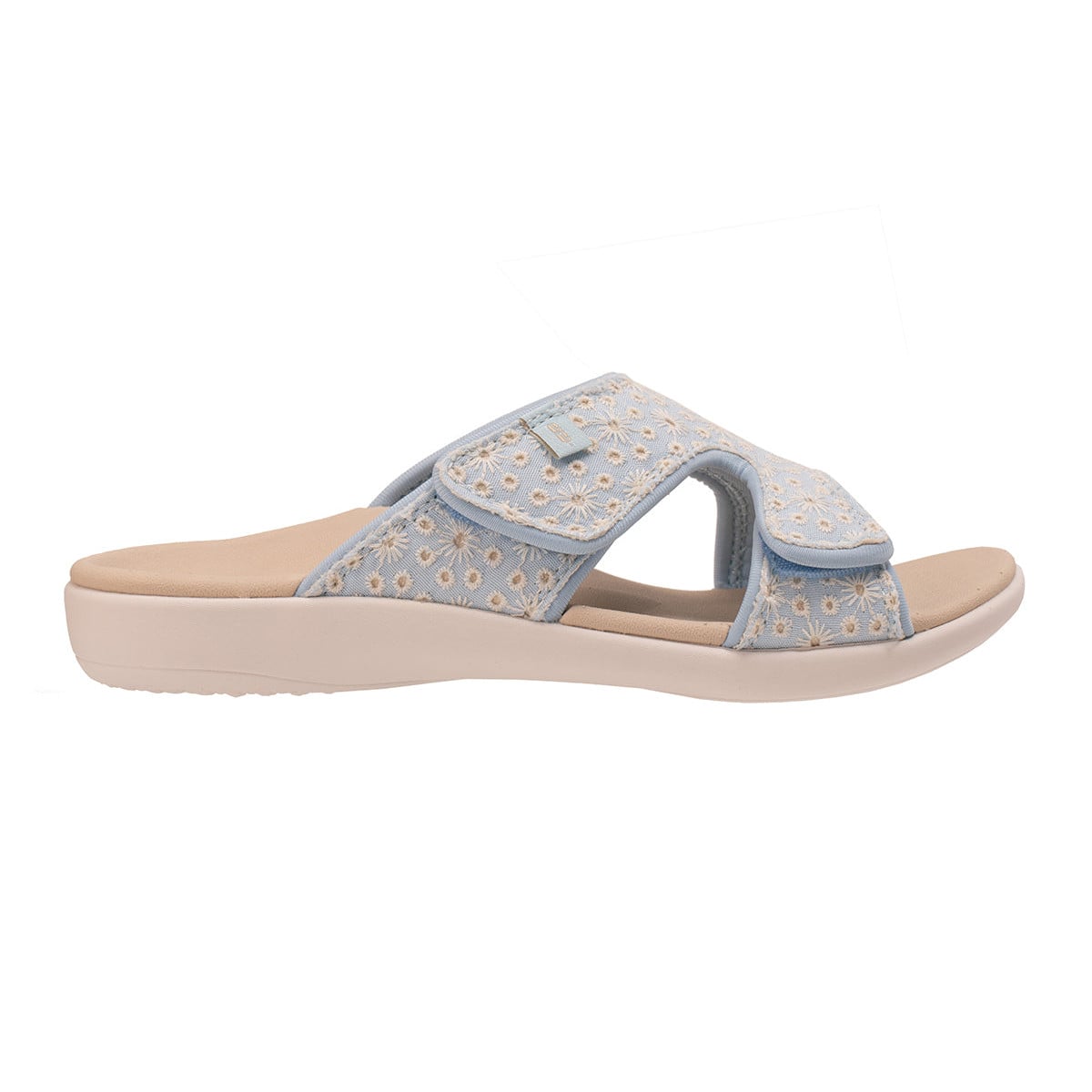 Revitalign Kholo Society Women's Eyelet Two-Strap Sandal - Light Blue