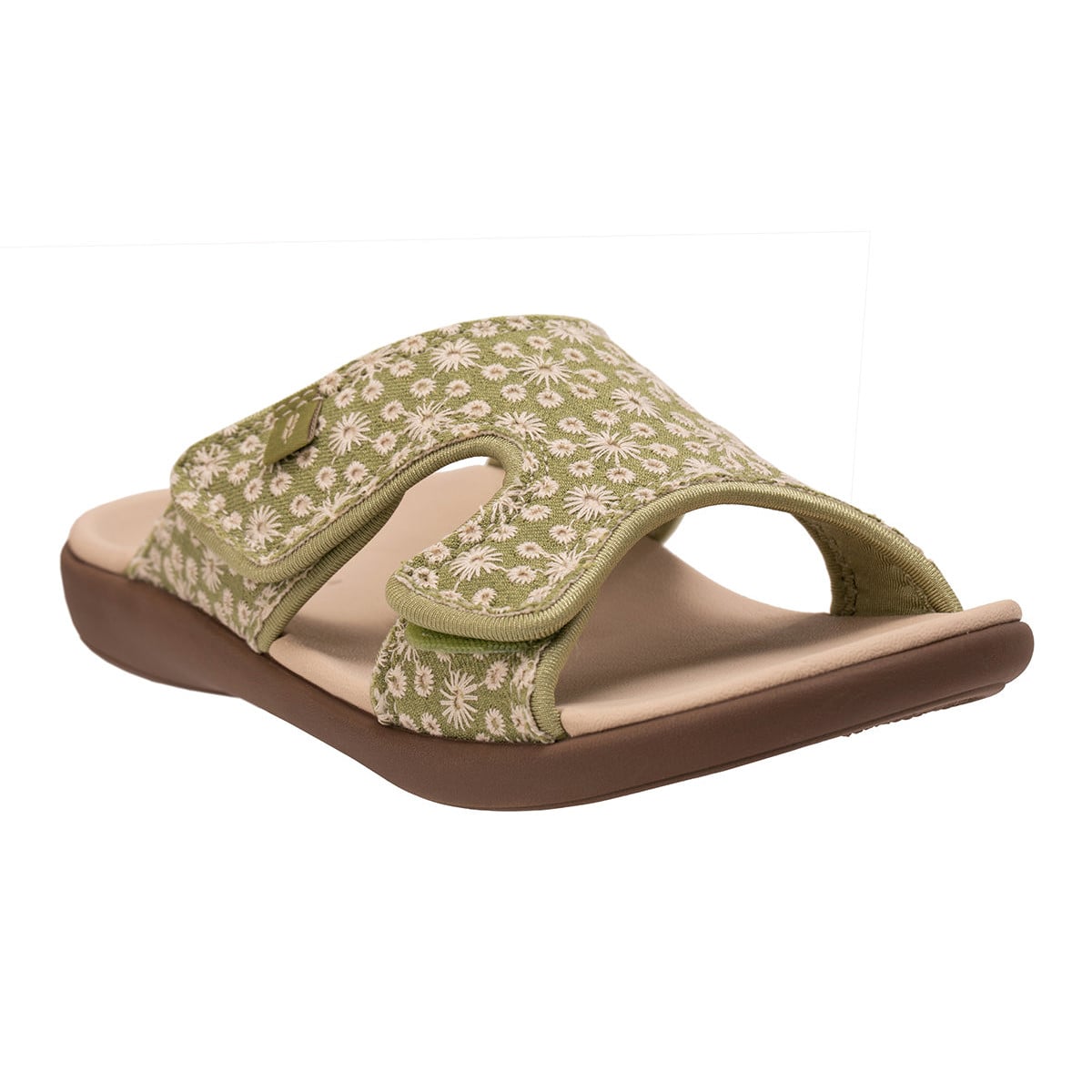 Revitalign Kholo Society Women's Eyelet Two-Strap Sandal - Olive
