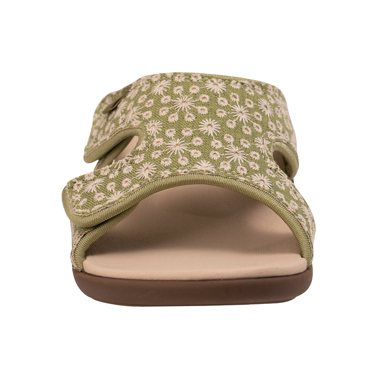 Revitalign Kholo Society Women's Eyelet Two-Strap Sandal - Olive