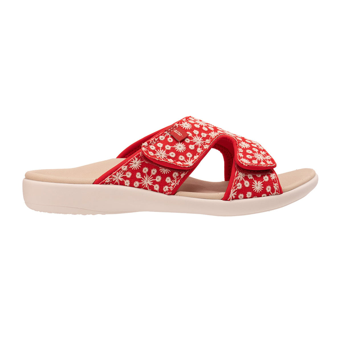 Revitalign Kholo Society Women's Eyelet Two-Strap Sandal - Red