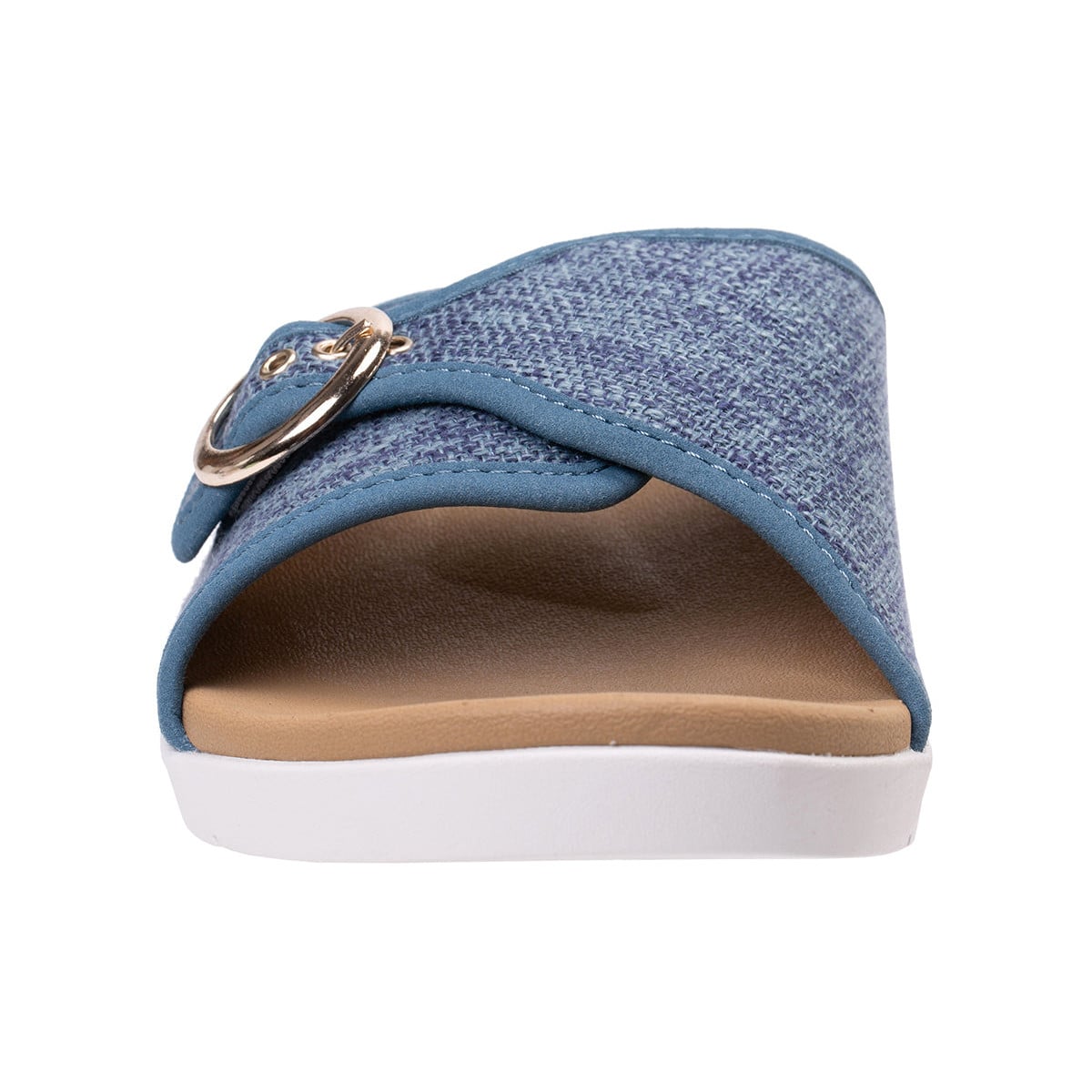Revitalign Mabel Women's Buckle Slide Sandal - Blue
