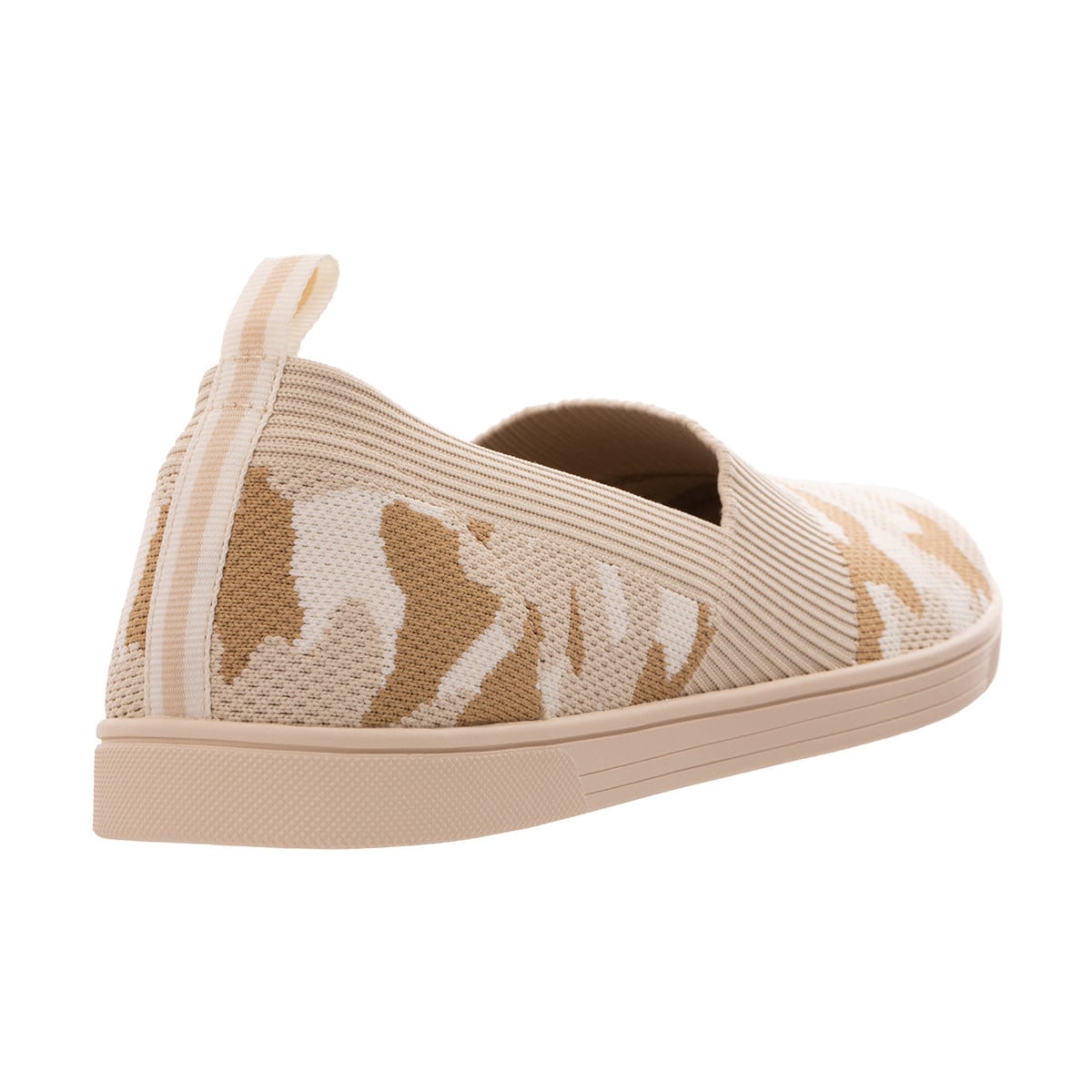Revitalign Mariner Camo Women's Knit Slip-On Sneaker - Sesame