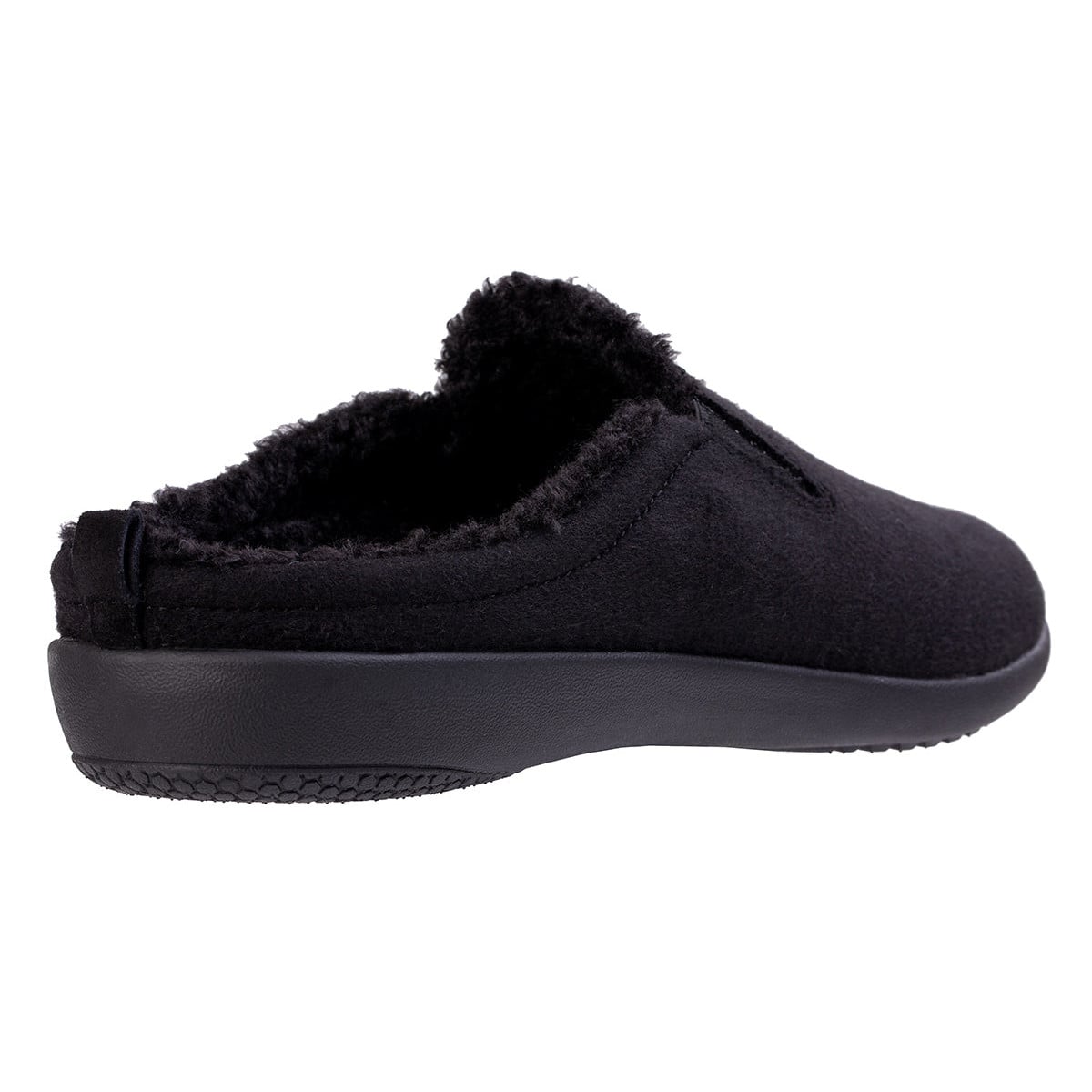 Revitalign Men's Dundee Cozy Slip-On Slipper - Black
