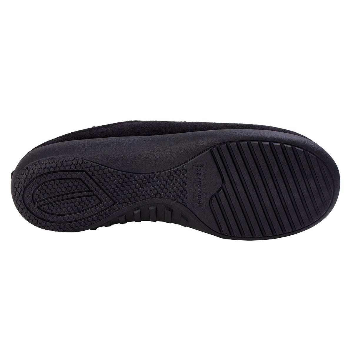 Revitalign Men's Dundee Cozy Slip-On Slipper - Black