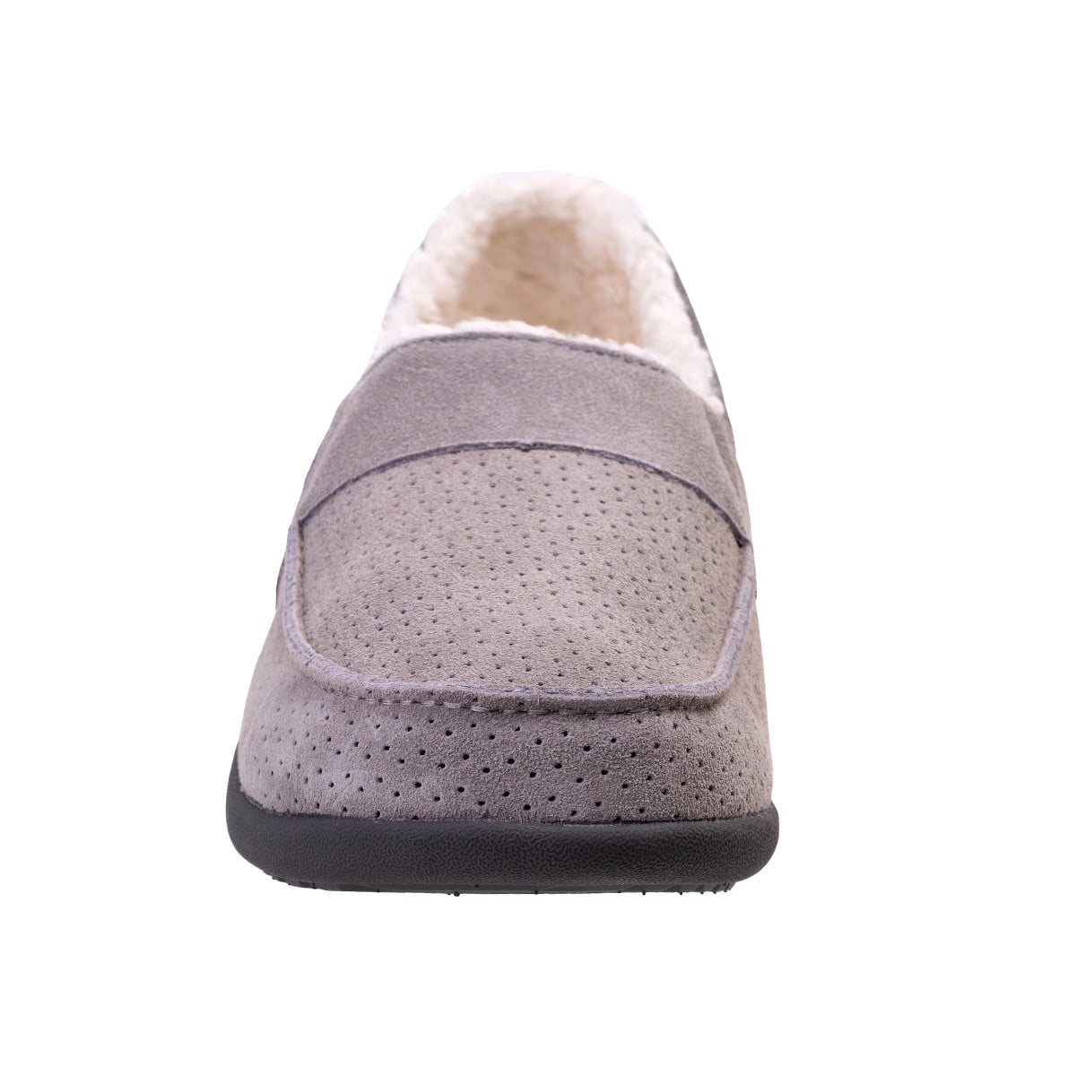 Revitalign Men's Fiesta Suede Slipper - Grey