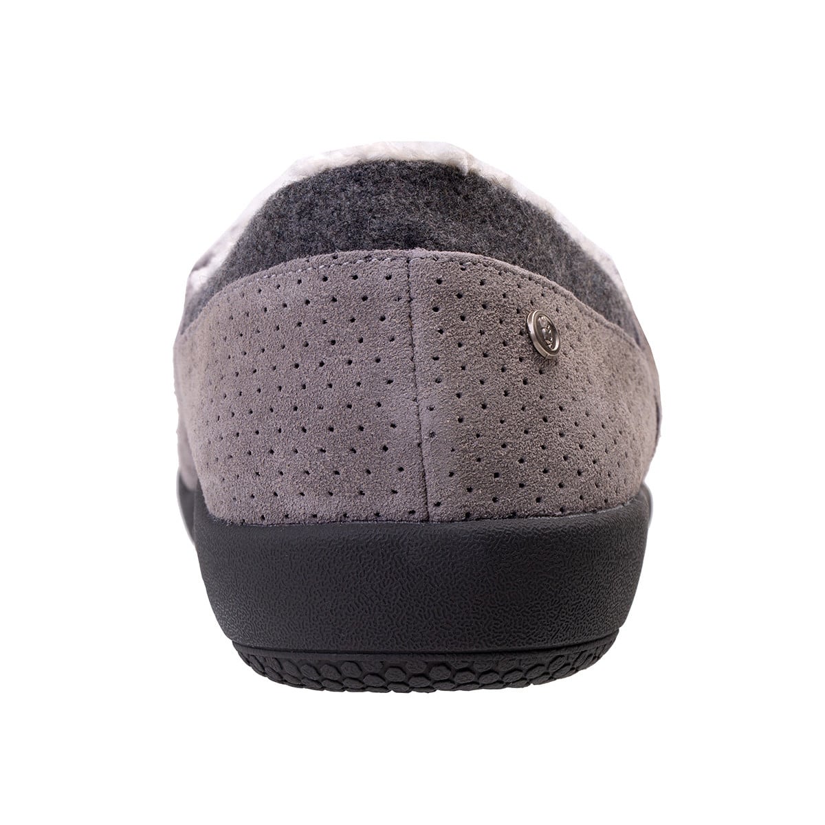 Revitalign Men's Fiesta Suede Slipper - Grey