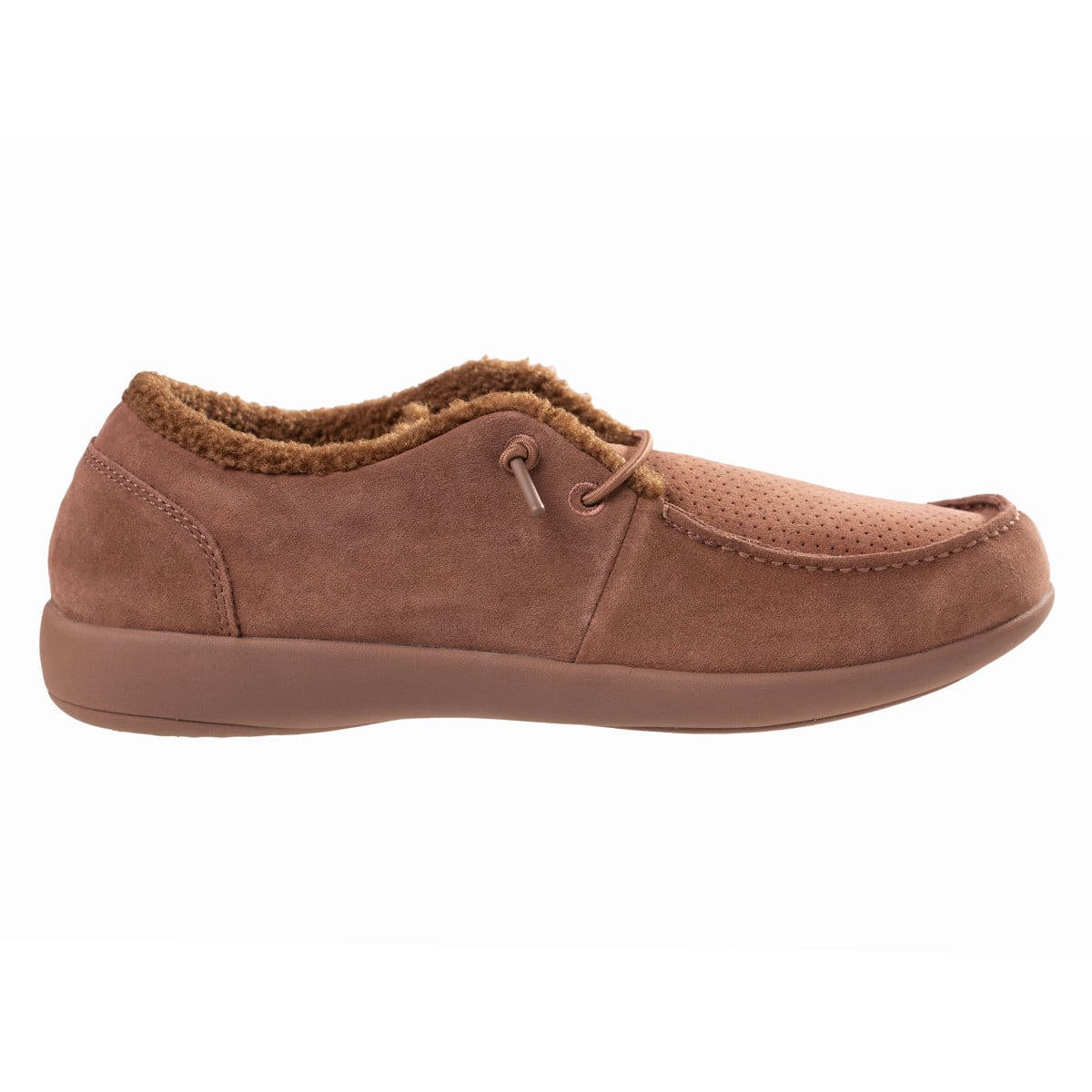 Revitalign Men's Siesta Wallaby Slip-On Shoe - Bison