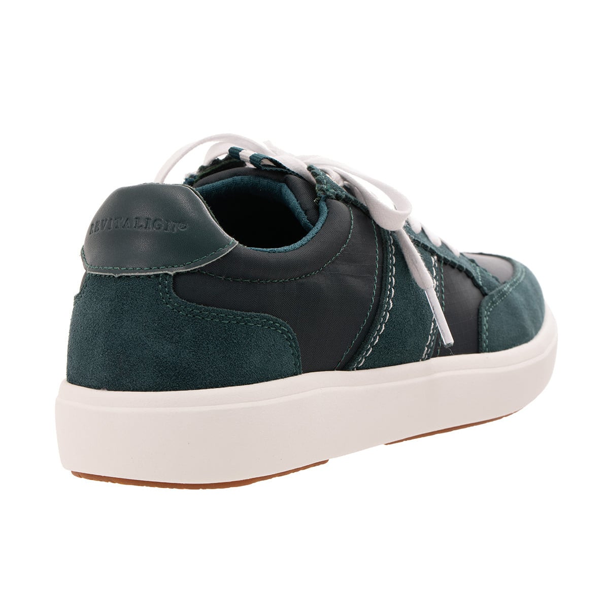 Revitalign Montauk Lily Women's Suede and Ripstop Lace-Up Sneaker - Atlantic Deep