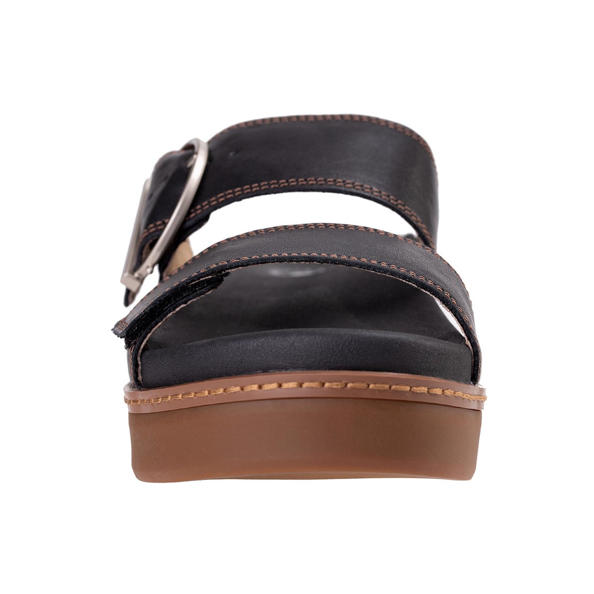 Revitalign Nova Women's Buckle Slide Sandal - Black