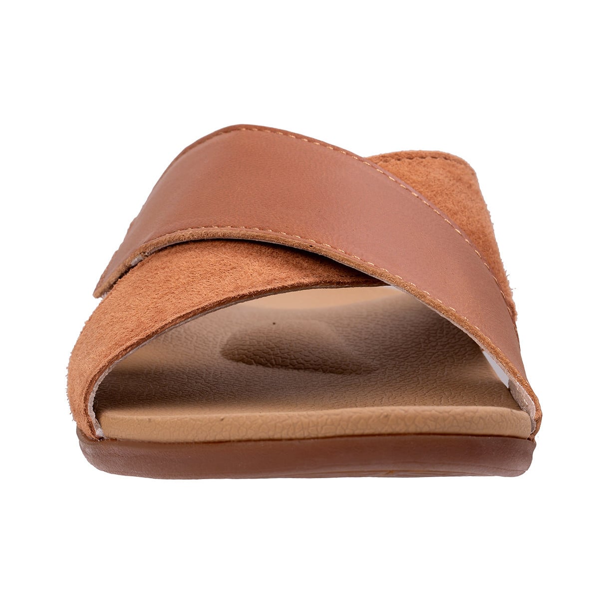 Revitalign Paloma Women's Adjustable Slide Sandal - Saddle