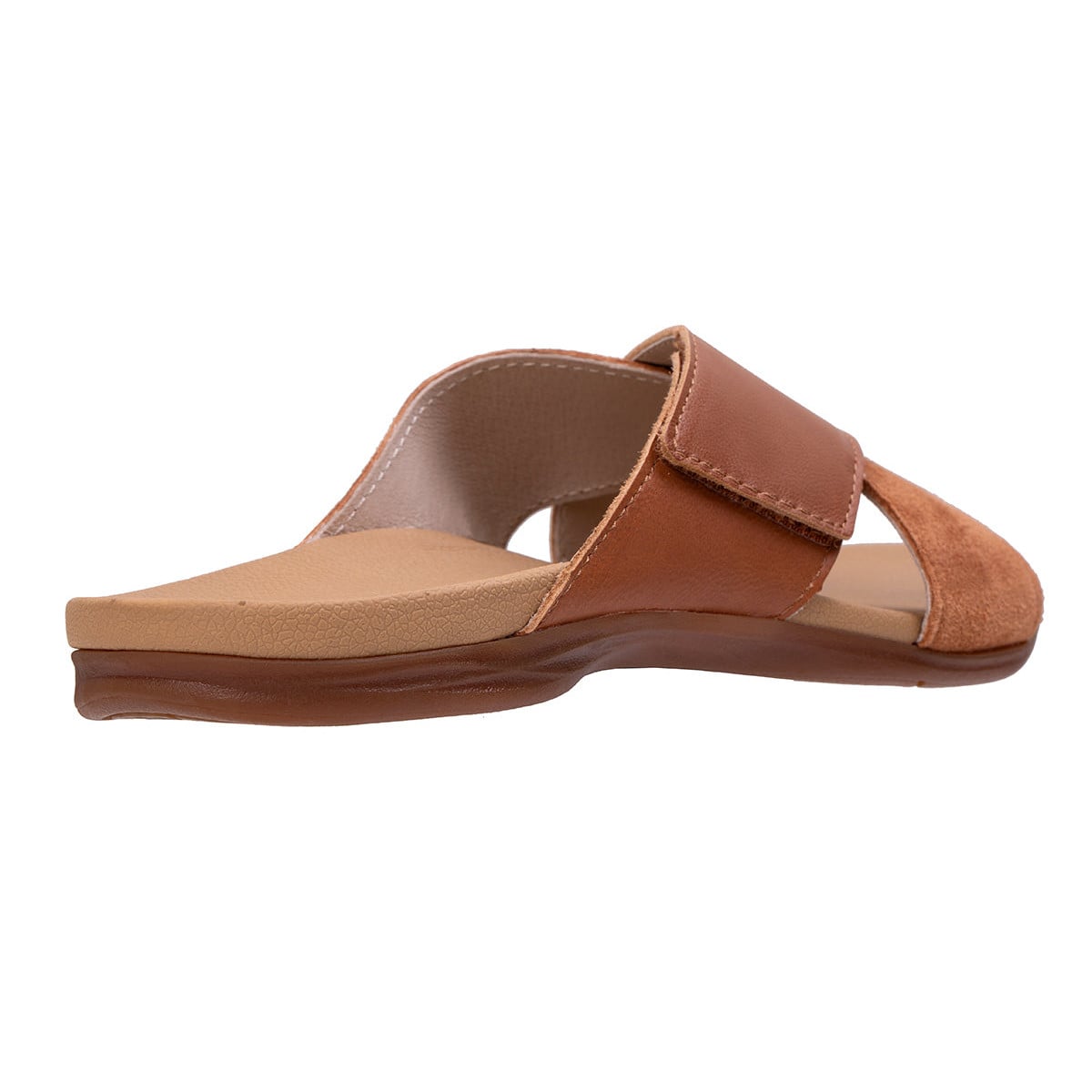 Revitalign Paloma Women's Adjustable Slide Sandal - Saddle