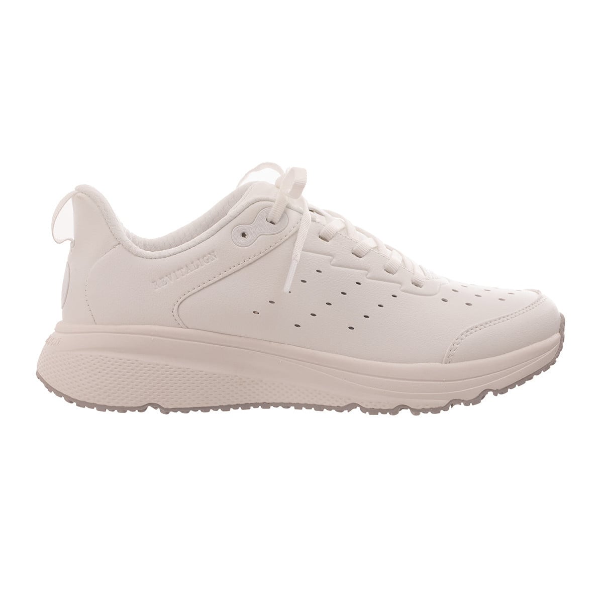 Revitalign Phoebe Pure Women's Lace-Up Walking Sneaker - White