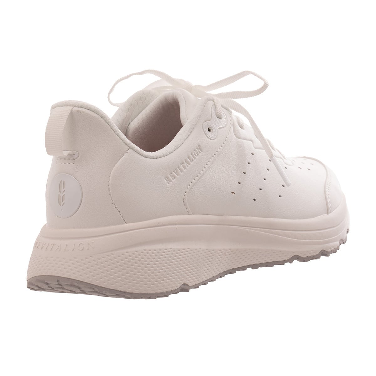 Revitalign Phoebe Pure Women's Lace-Up Walking Sneaker - White