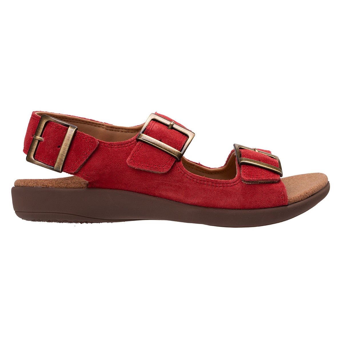 Revitalign Roma Women's Adjustable Backstrap Sandal - Baked Apple