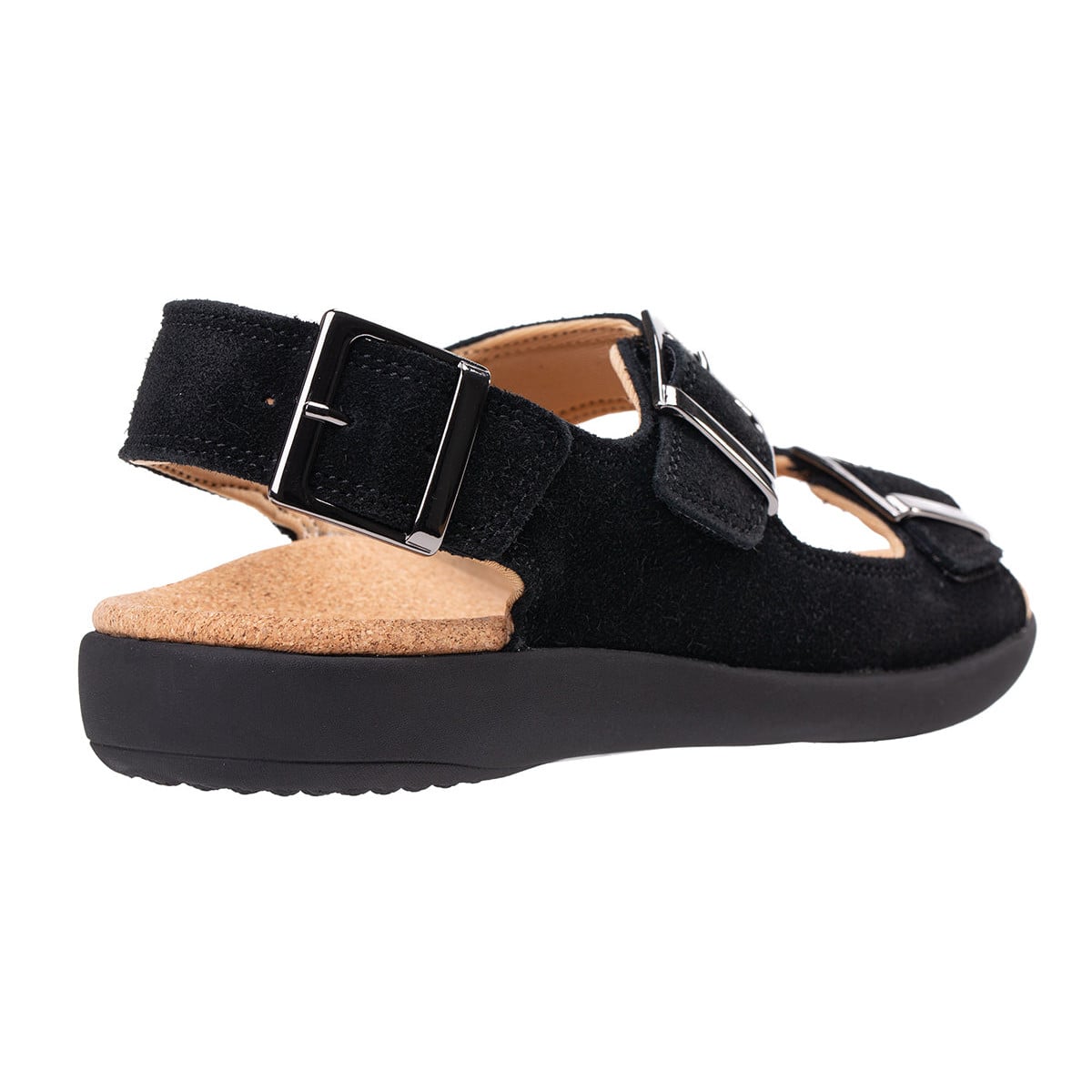 Revitalign Roma Women's Adjustable Backstrap Sandal - Black
