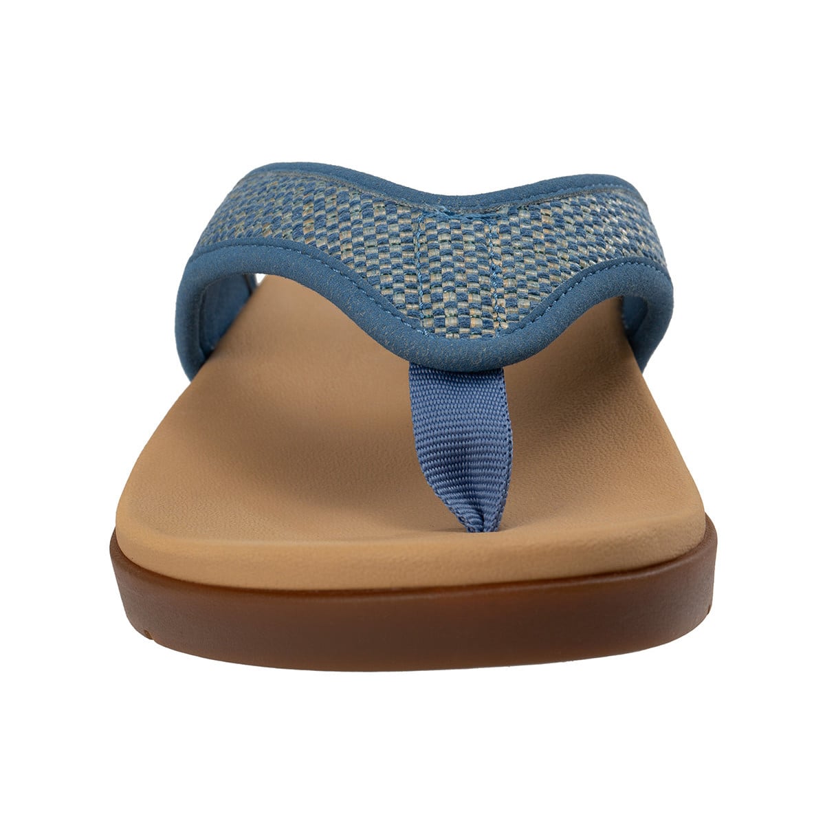 Revitalign Shoreline Raffia Women's Woven Flip-Flop Sandal - Blue
