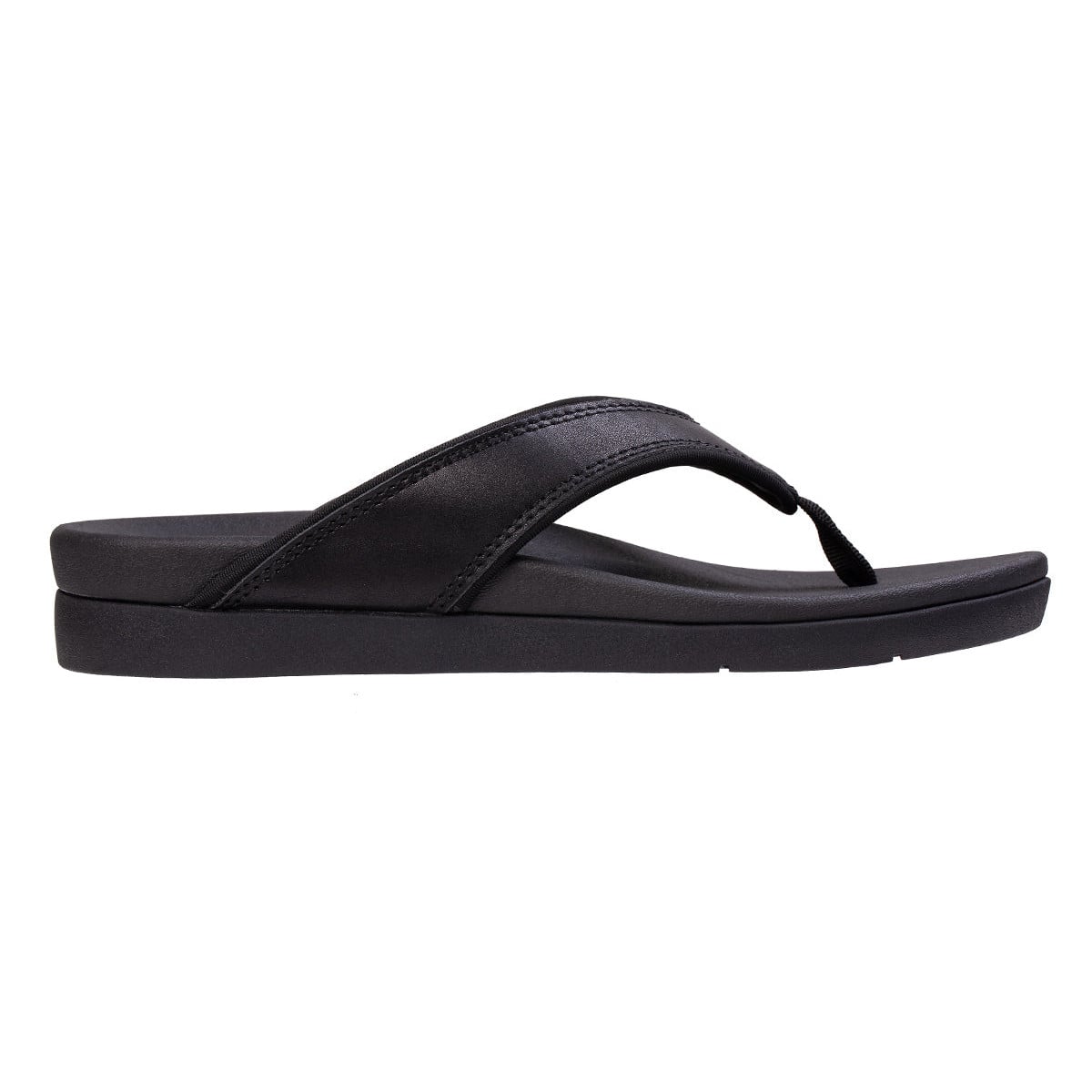 Revitalign Shoreline Shimmer Women's Flip-Flop Sandal - Black