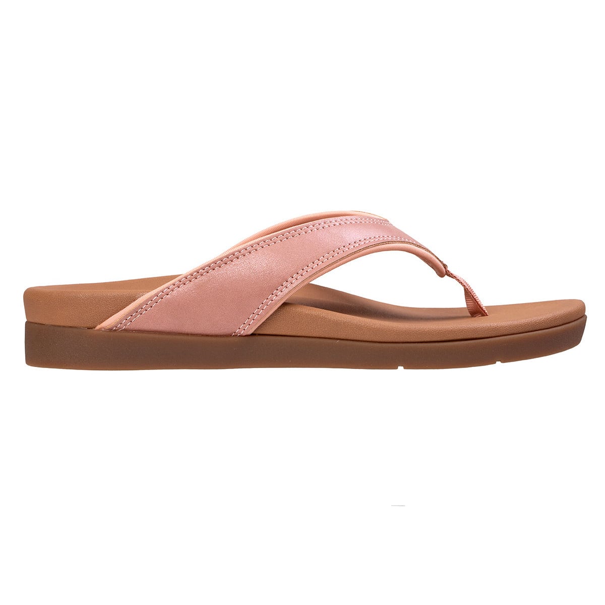 Revitalign Shoreline Shimmer Women's Flip-Flop Sandal - Pink