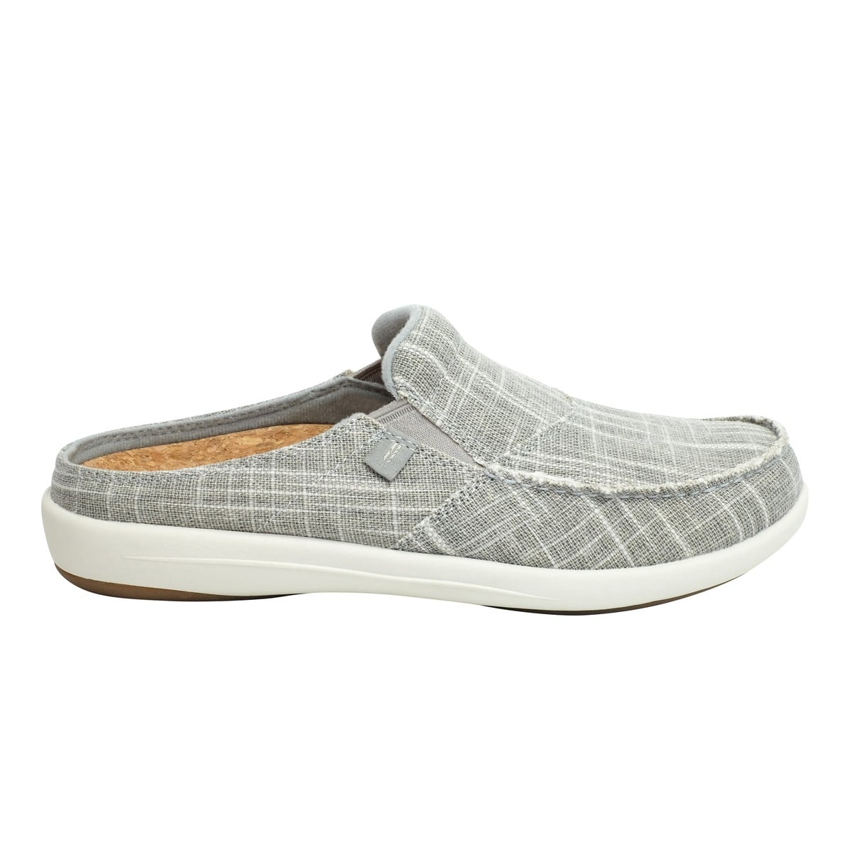 Revitalign Siesta Canvas Slide Women's Clog - Grey