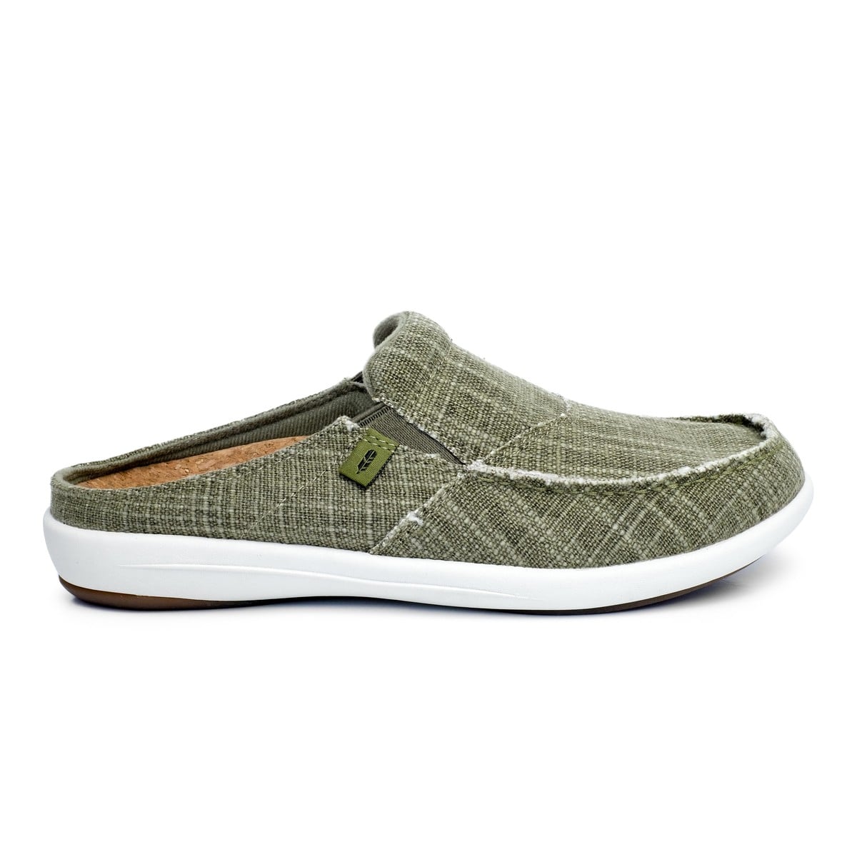Revitalign Siesta Canvas Slide Women's Clog - Olive