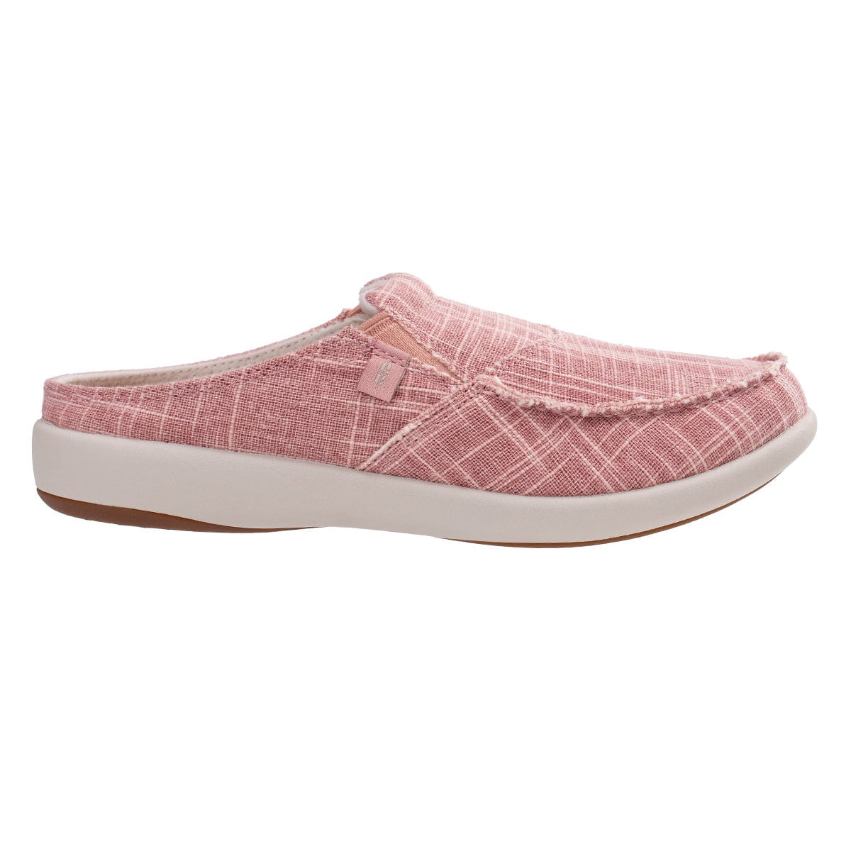 Revitalign Siesta Canvas Slide Women's Clog - Rose Tan