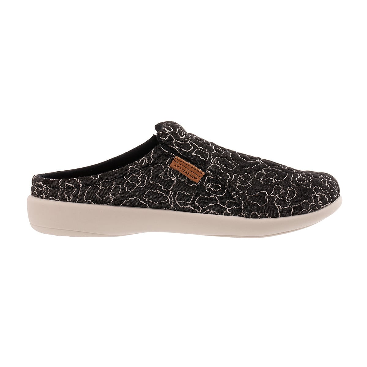 Revitalign Siesta Harmony Women's Quilted Slip-On Clog - Black