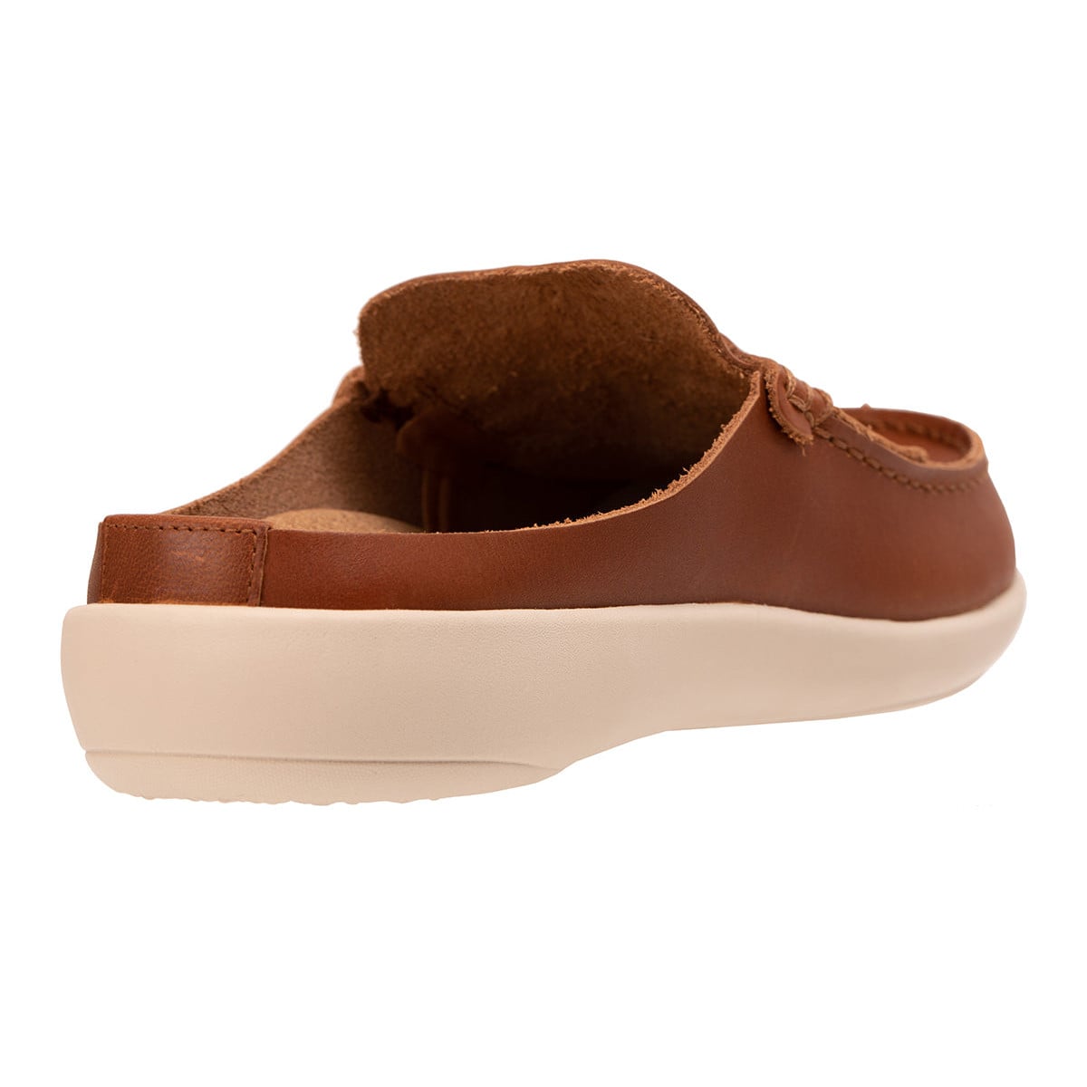 Revitalign Siesta Leeward Women's Full-Grain Leather Mule - Bison