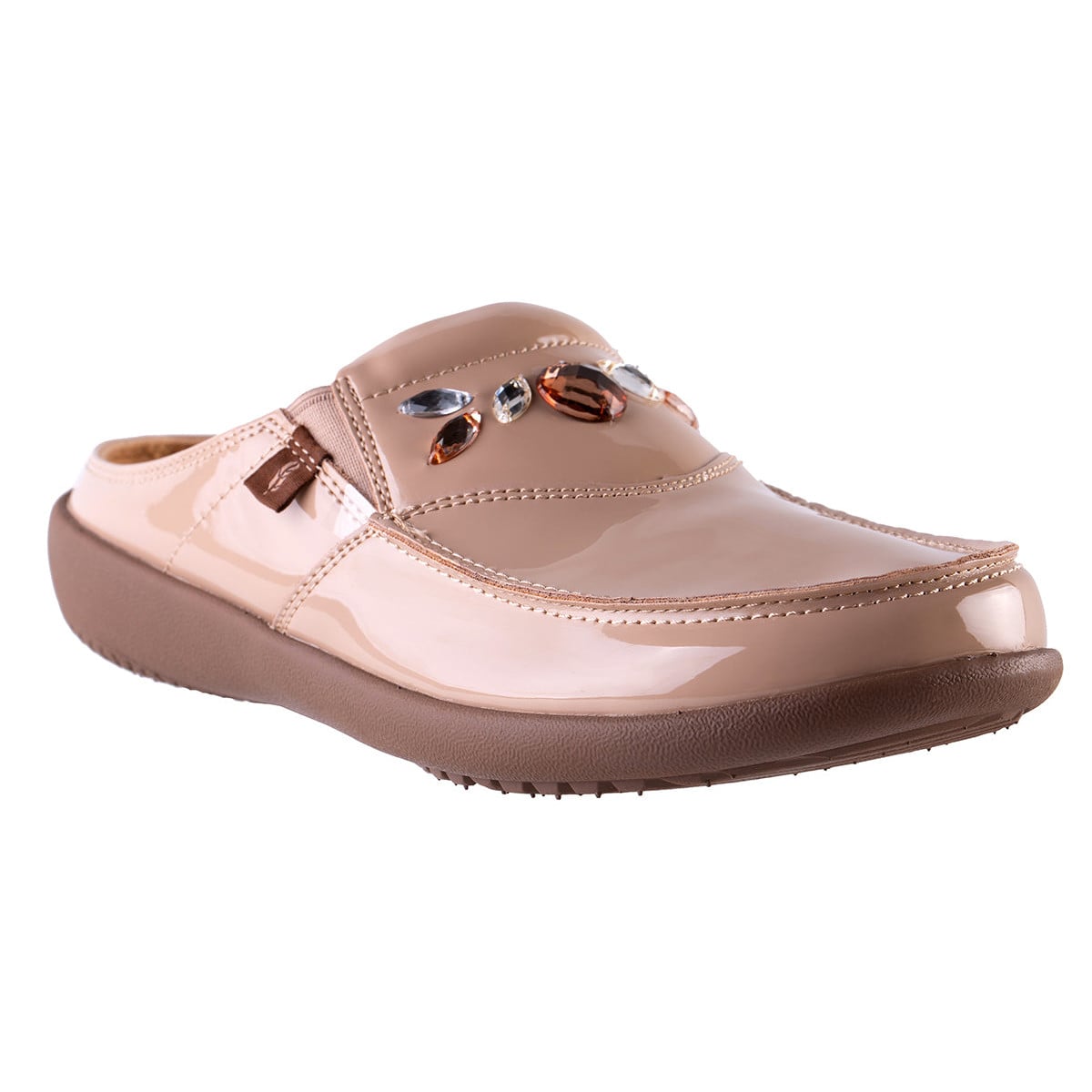 Revitalign Siesta Snazzy Women's Embellished Clog - Beige