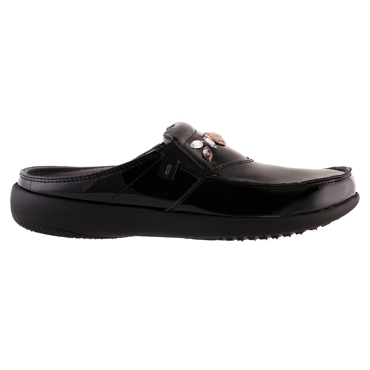Revitalign Siesta Snazzy Women's Embellished Clog in Black