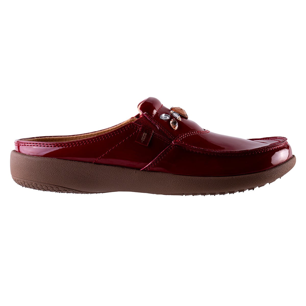 Revitalign Siesta Snazzy Women's Embellished Clog - Burgundy